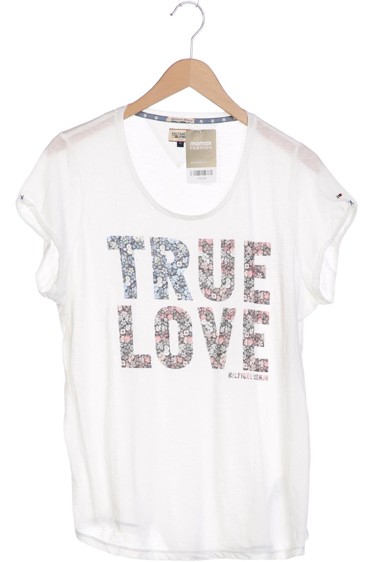 

Hilfiger Denim Damen T-Shirt, weiß, Gr. 44
