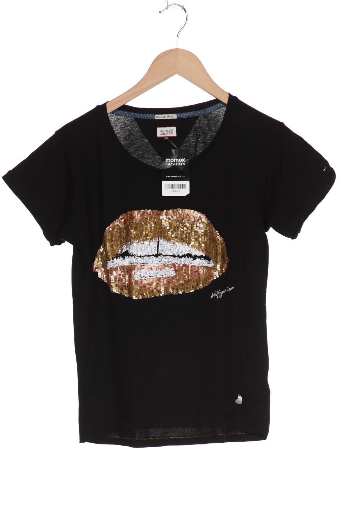 

HILFIGER DENIM Damen T-Shirt, schwarz