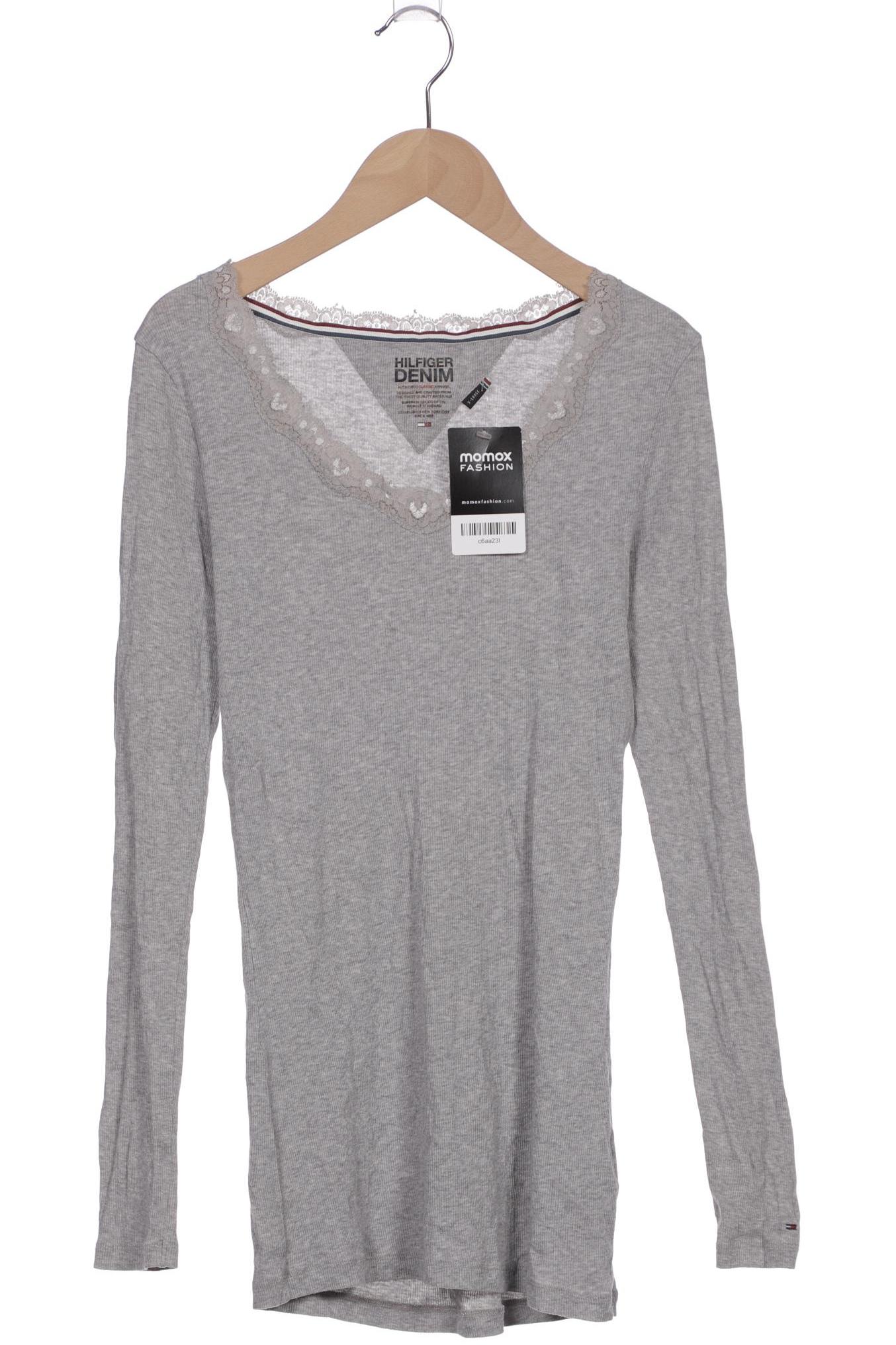 

Hilfiger Denim Damen Langarmshirt, grau, Gr. 44
