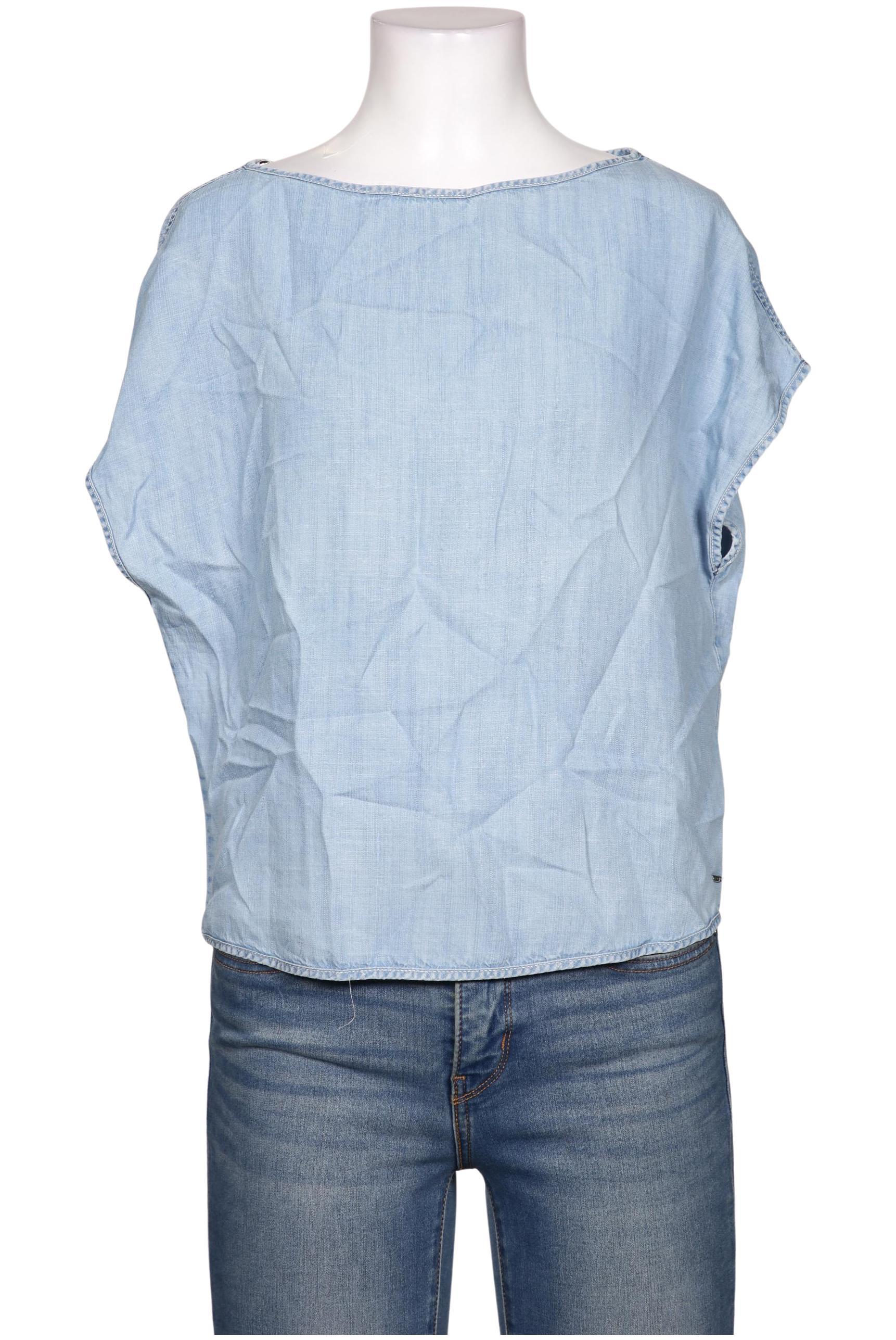 

Hilfiger Denim Damen Bluse, hellblau, Gr. 38