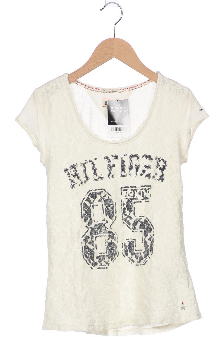 

Hilfiger Denim Damen T-Shirt, cremeweiß, Gr. 34