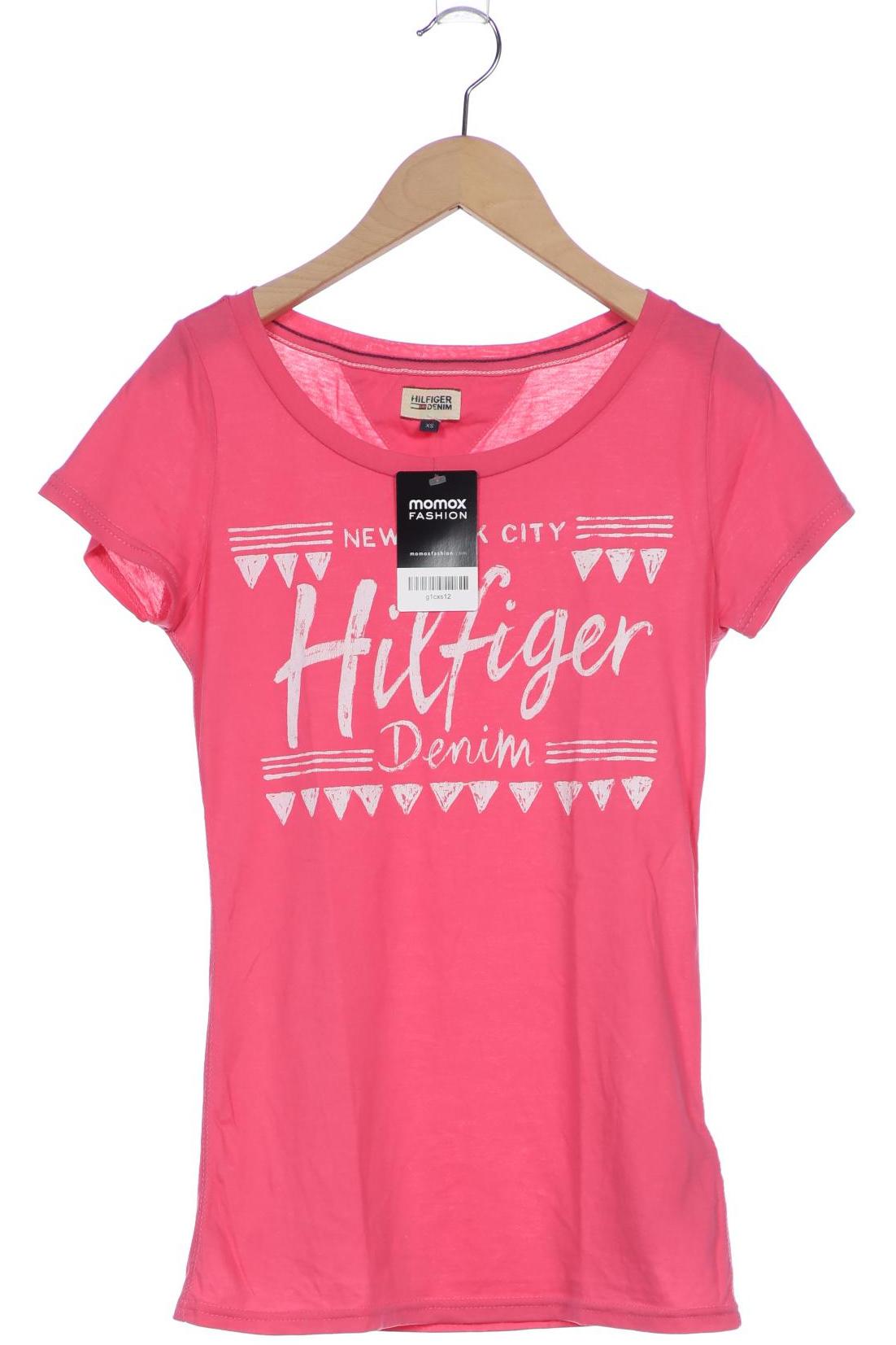 

Hilfiger Denim Damen T-Shirt, pink, Gr. 34