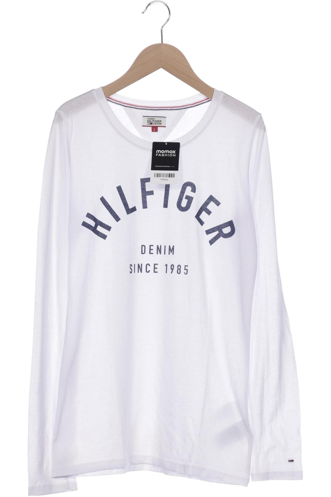 

Hilfiger Denim Damen Langarmshirt, weiß, Gr. 42
