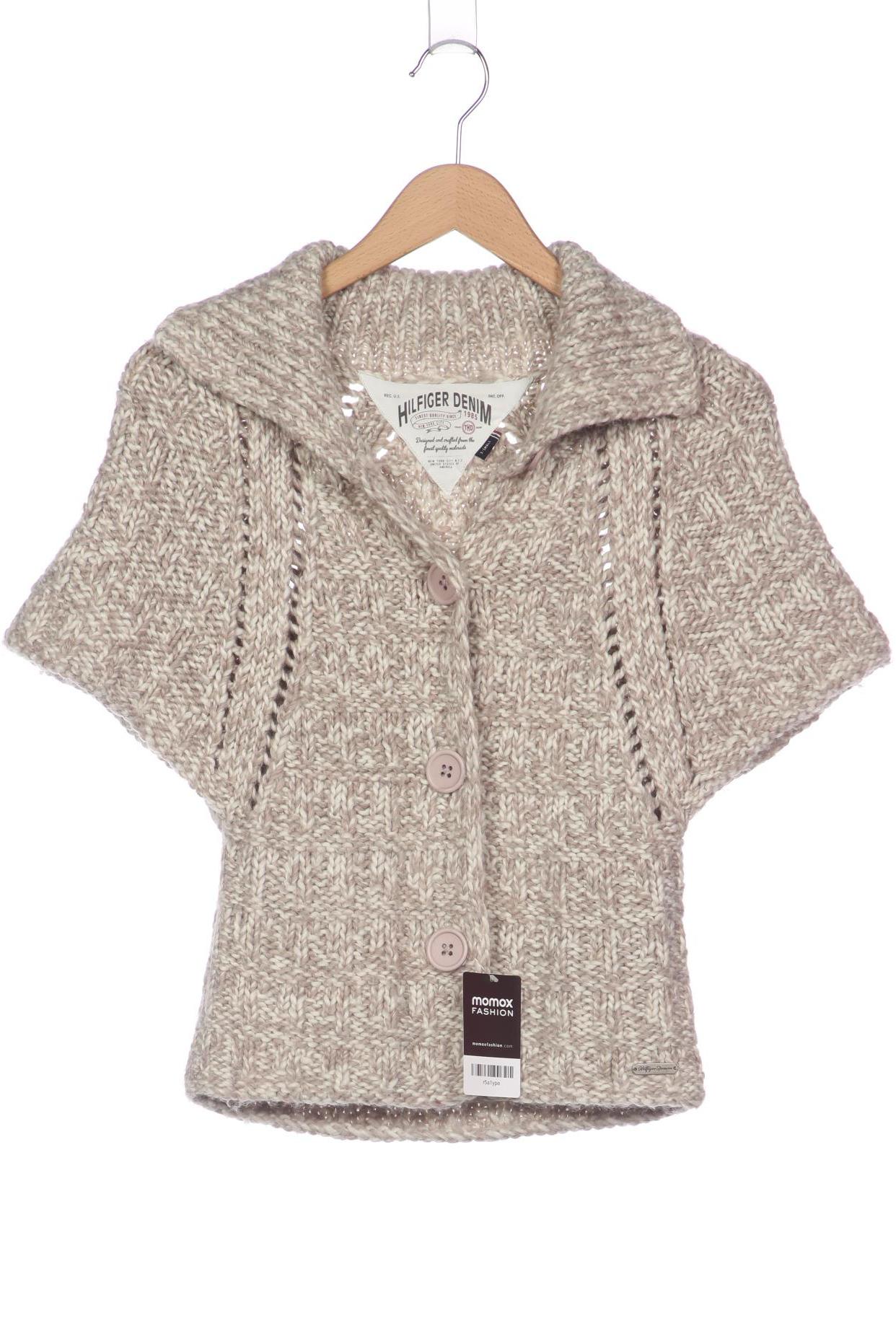 

Hilfiger Denim Damen Strickjacke, beige, Gr. 34