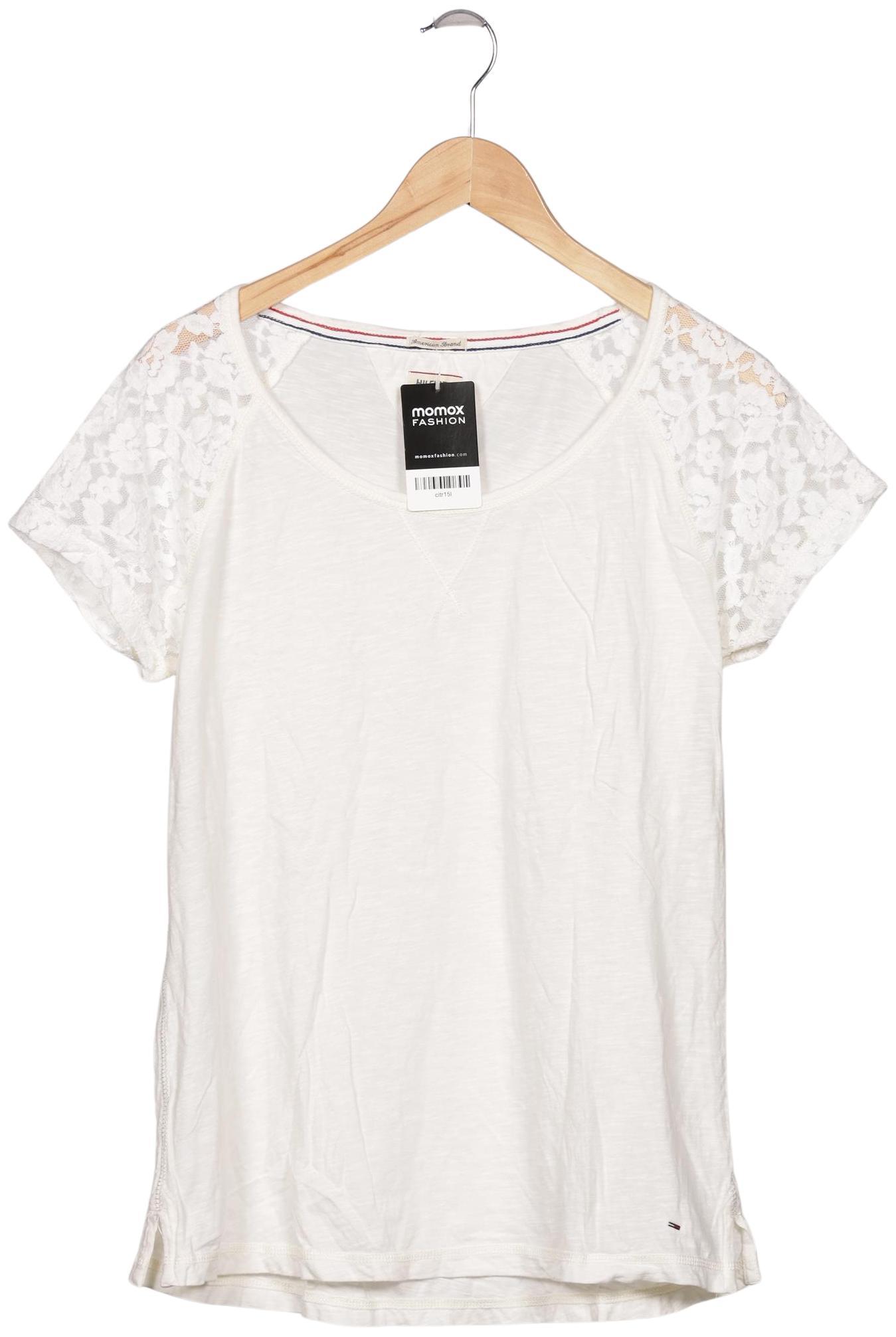 

Hilfiger Denim Damen T-Shirt, cremeweiß, Gr. 44