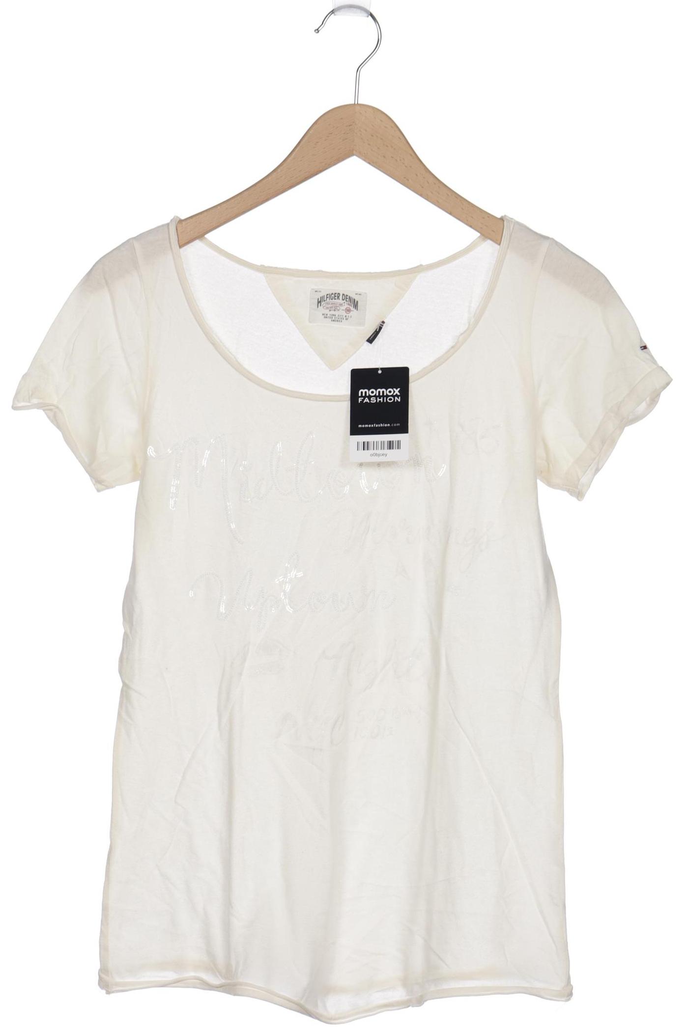 

Hilfiger Denim Damen T-Shirt, cremeweiß, Gr. 36