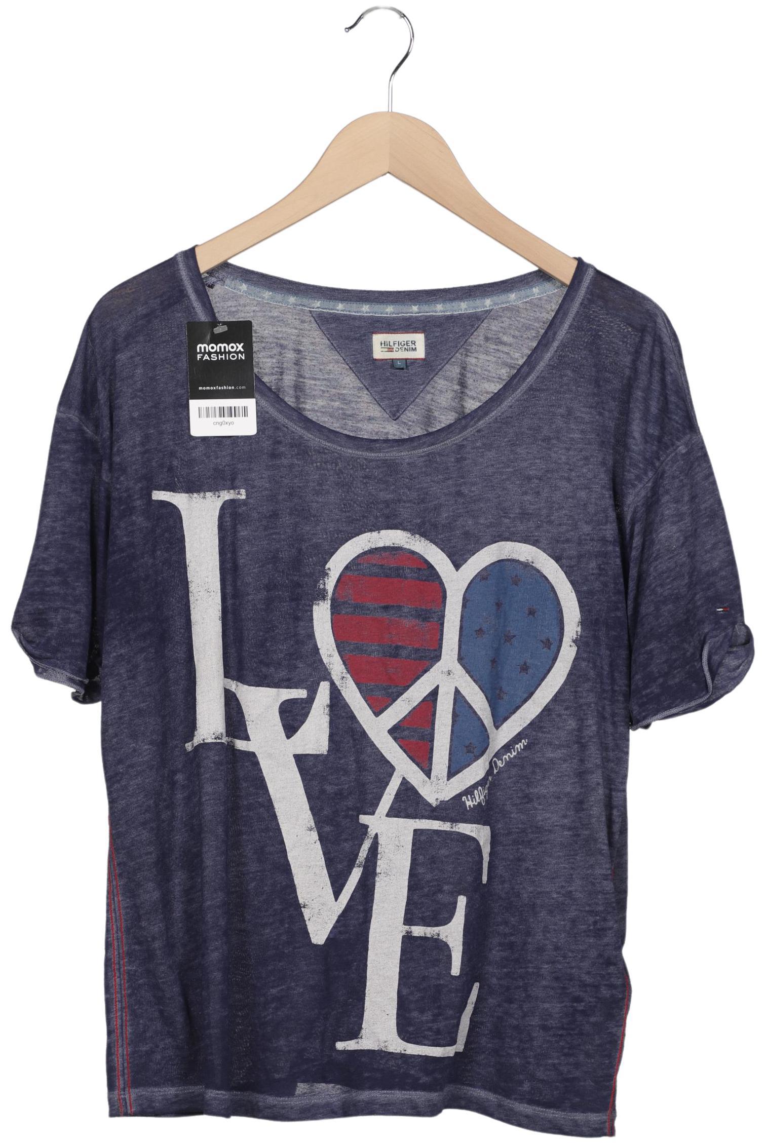 

Hilfiger Denim Damen T-Shirt, marineblau, Gr. 42