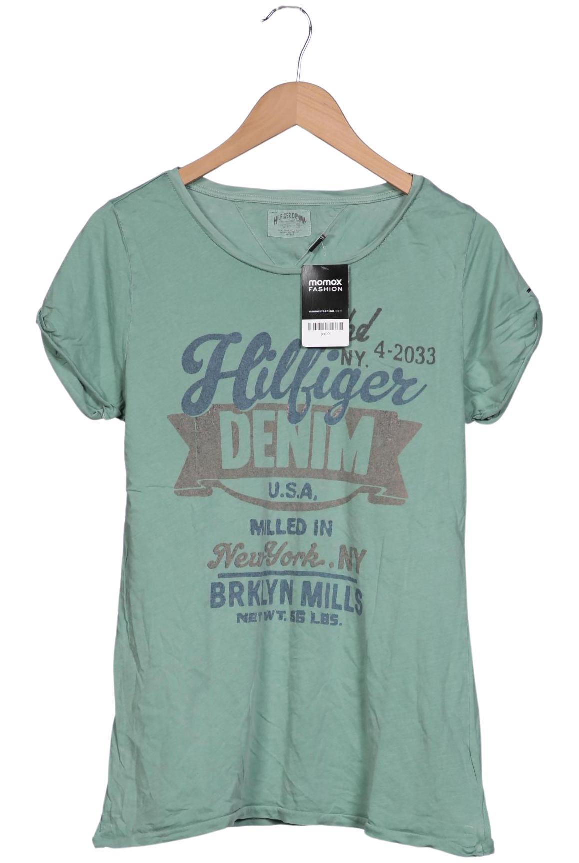 

Hilfiger Denim Damen T-Shirt, hellgrün, Gr. 44