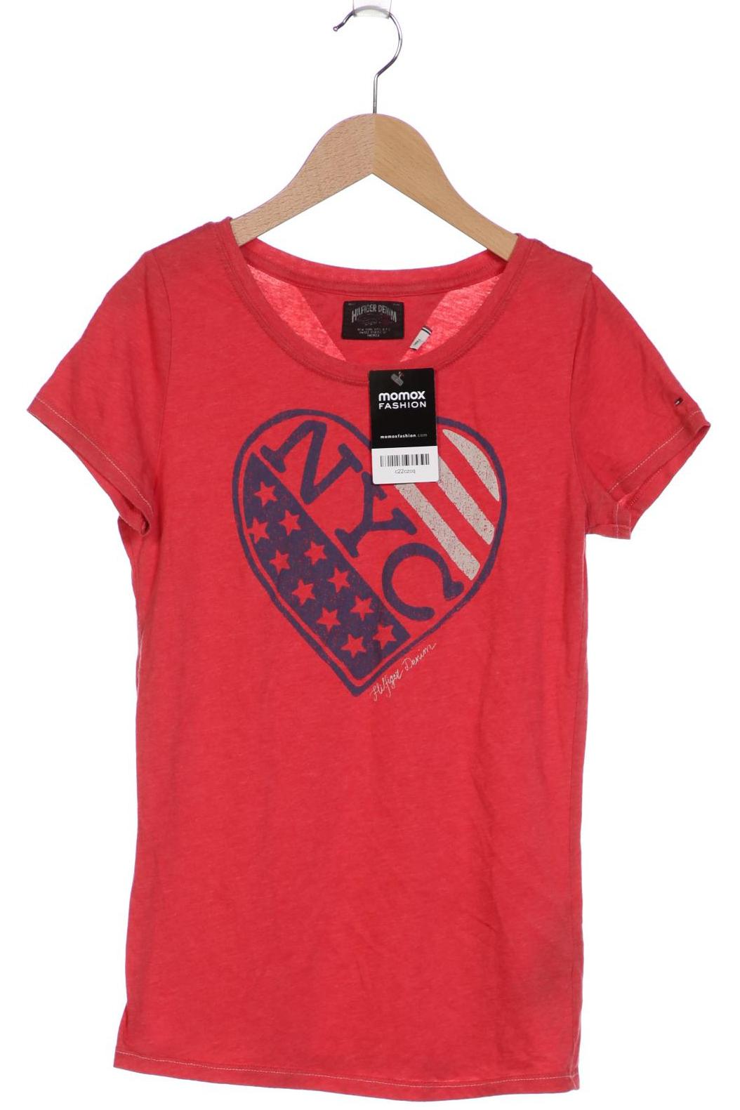 

Hilfiger Denim Damen T-Shirt, rot, Gr. 36