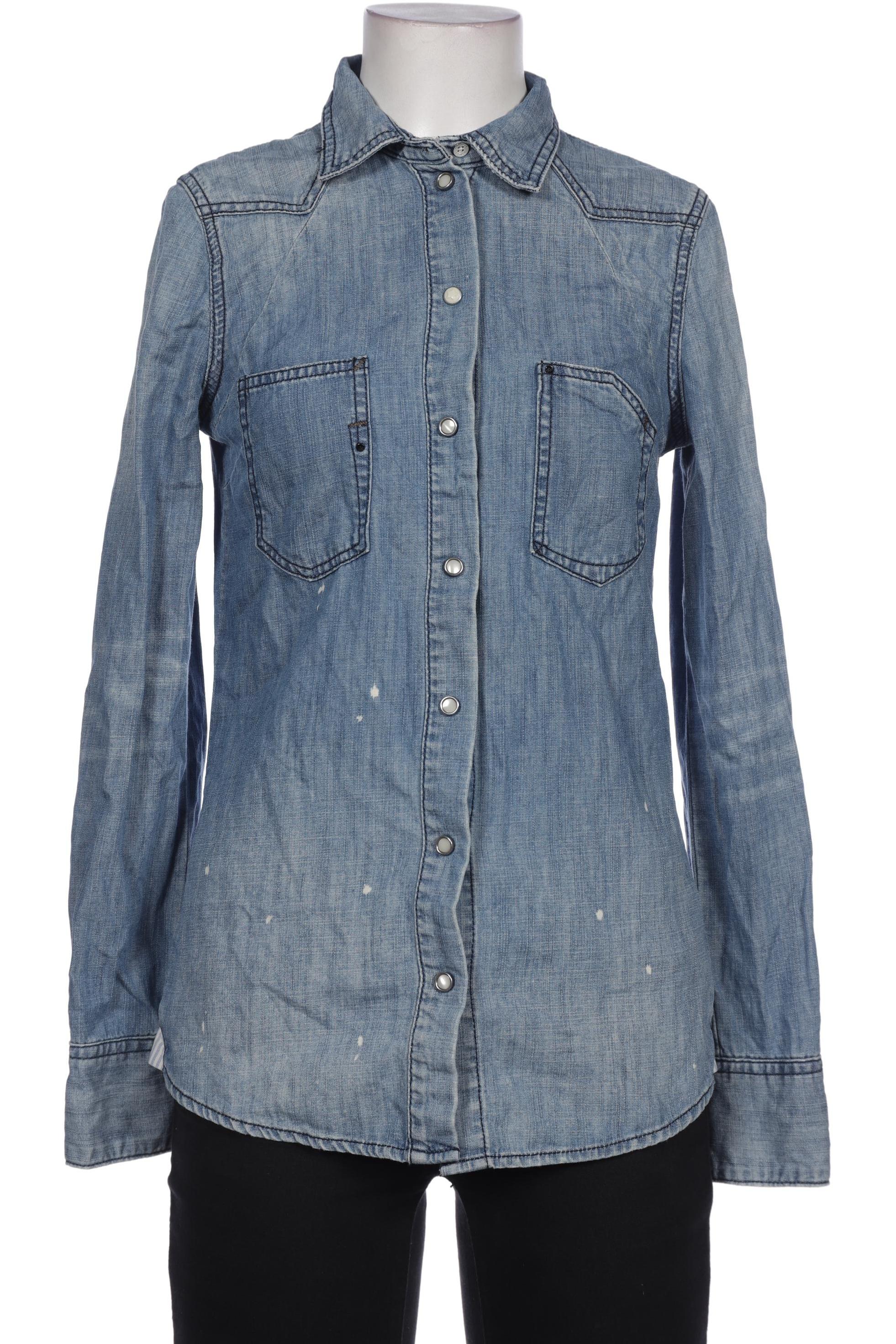 

Hilfiger Denim Damen Bluse, blau, Gr. 36