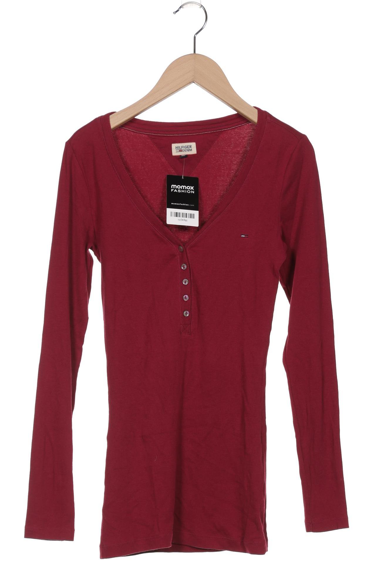 

Hilfiger Denim Damen Langarmshirt, bordeaux, Gr. 38