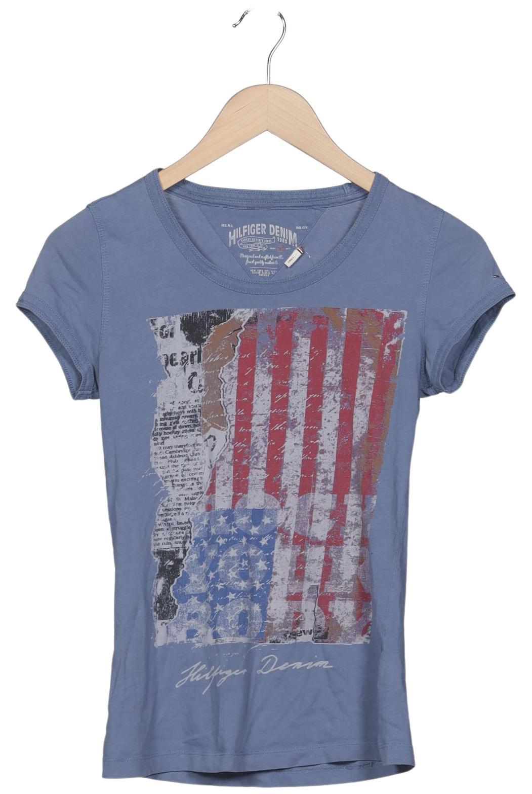 

Hilfiger Denim Damen T-Shirt, blau, Gr. 36