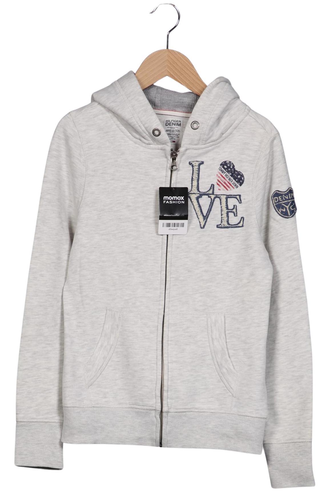 

Hilfiger Denim Damen Kapuzenpullover, grau, Gr. 34