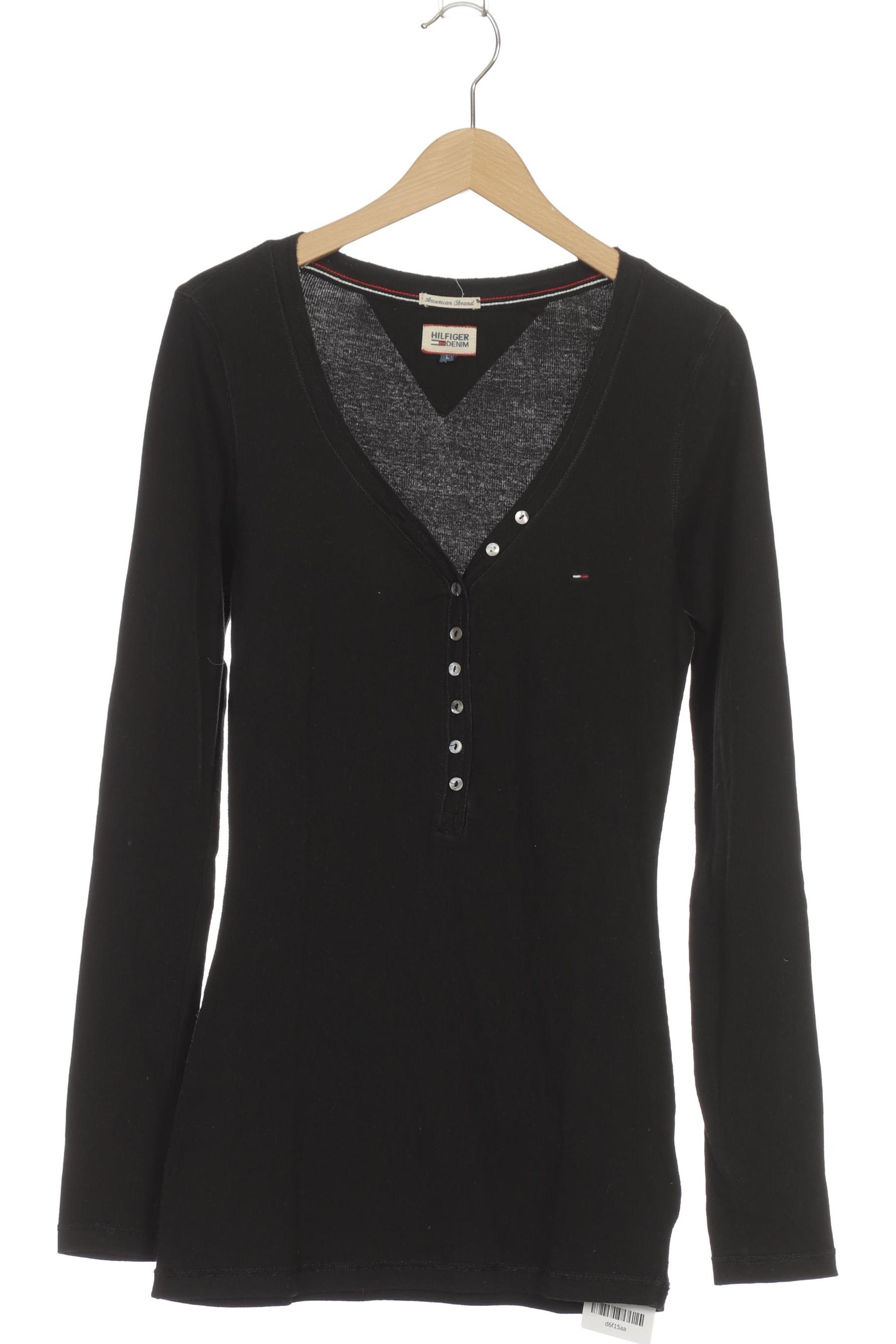 

Hilfiger Denim Damen Langarmshirt, schwarz, Gr. 42
