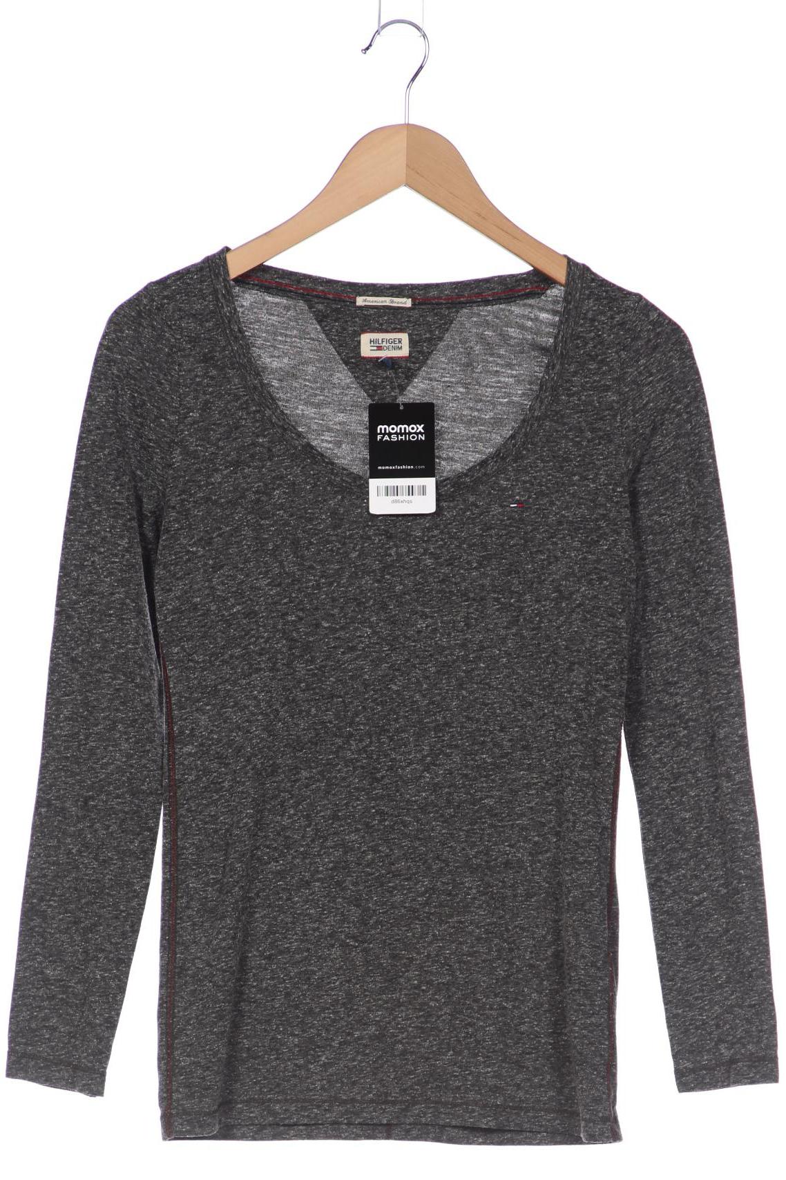 

Hilfiger Denim Damen Langarmshirt, grau, Gr. 38