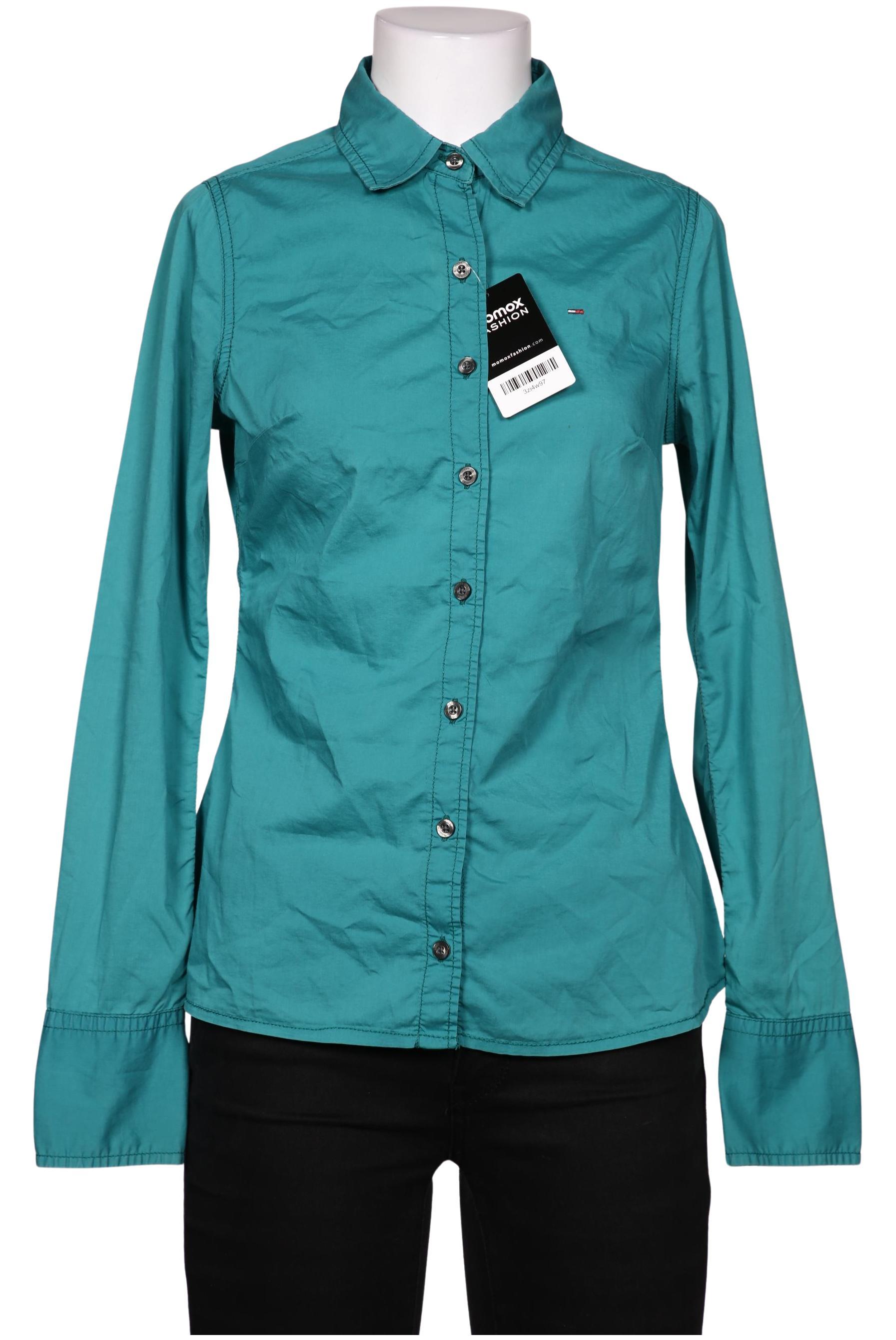 

Hilfiger Denim Damen Bluse, türkis, Gr. 36