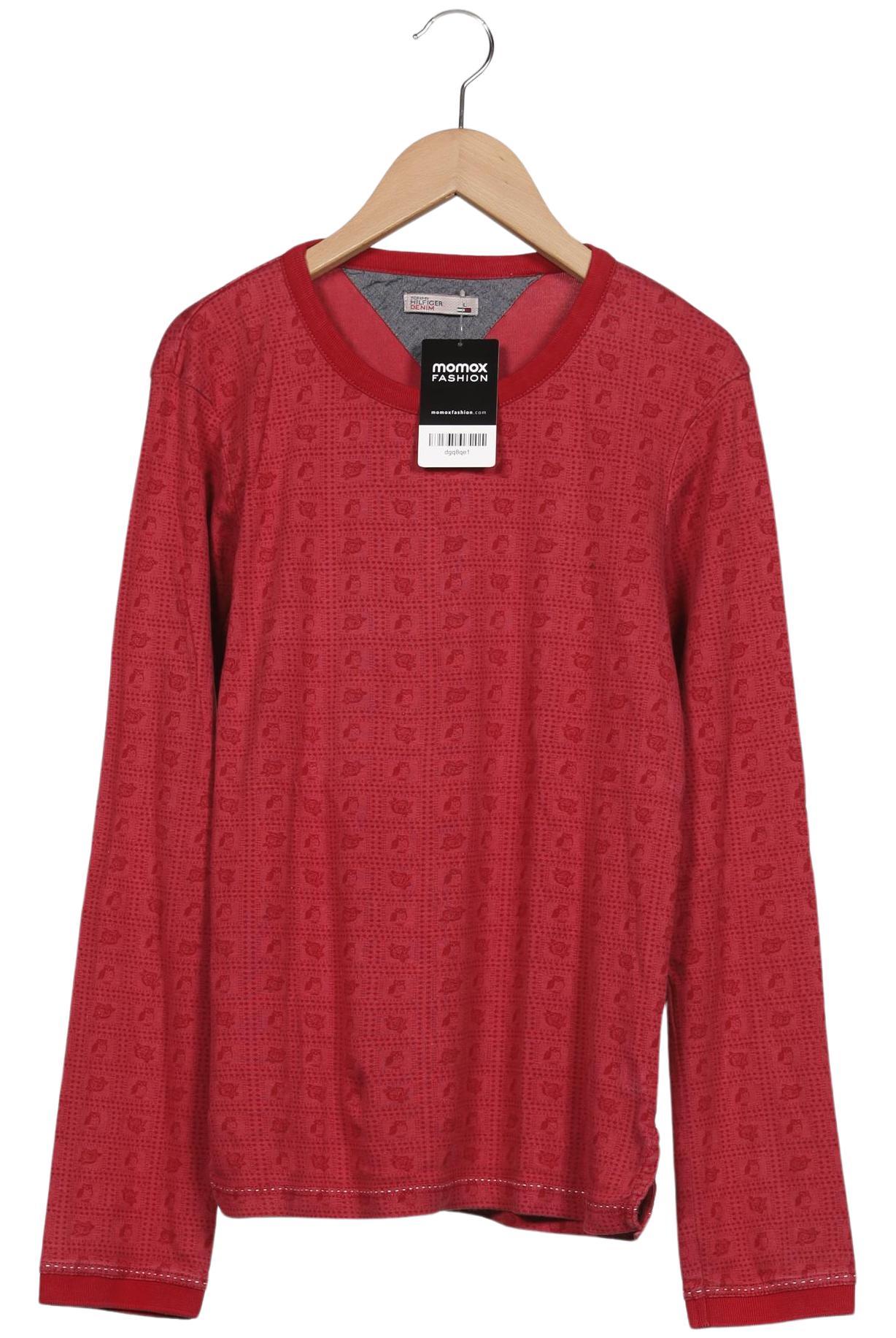 

Hilfiger Denim Damen Langarmshirt, rot, Gr. 42