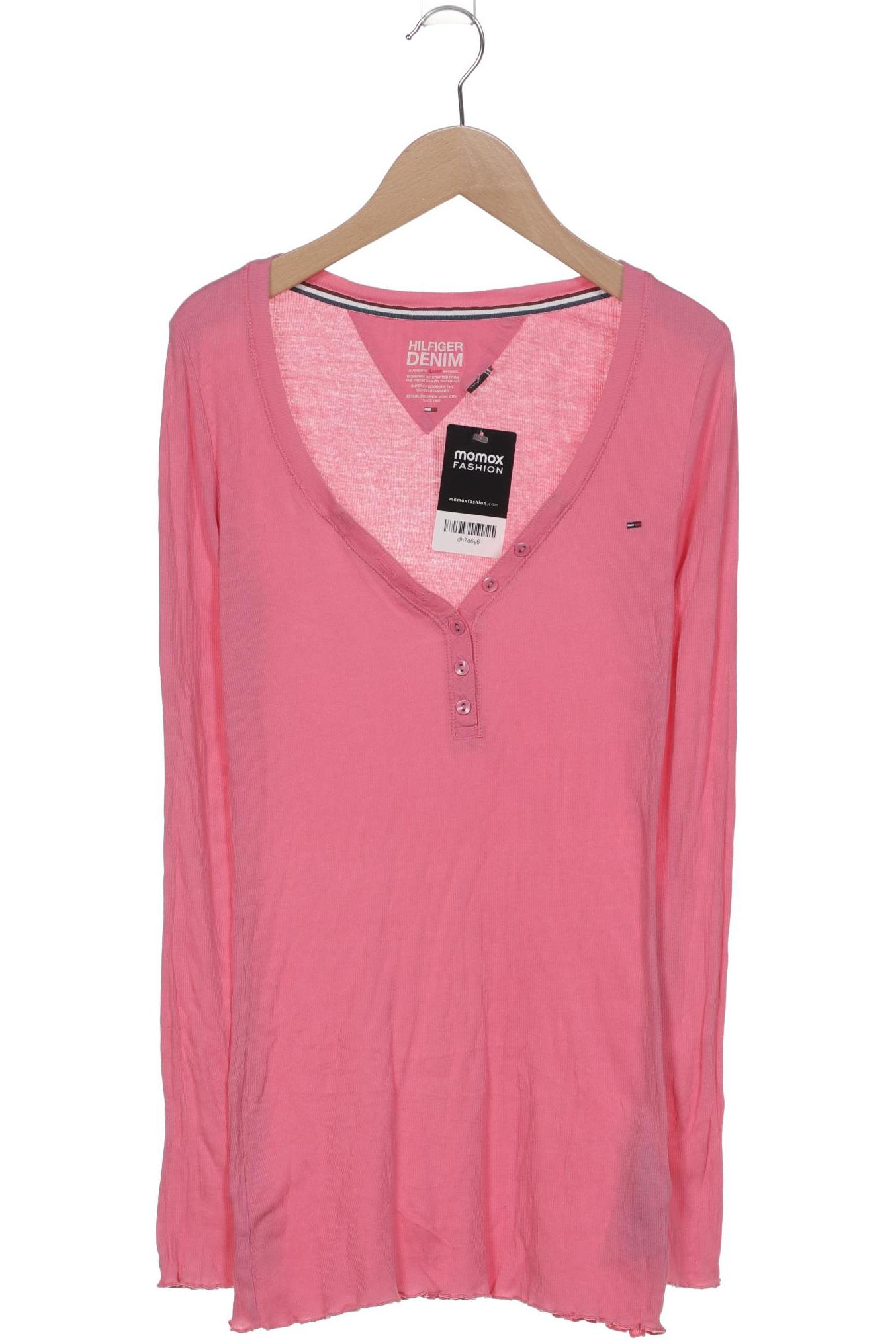 

Hilfiger Denim Damen Langarmshirt, pink, Gr. 42