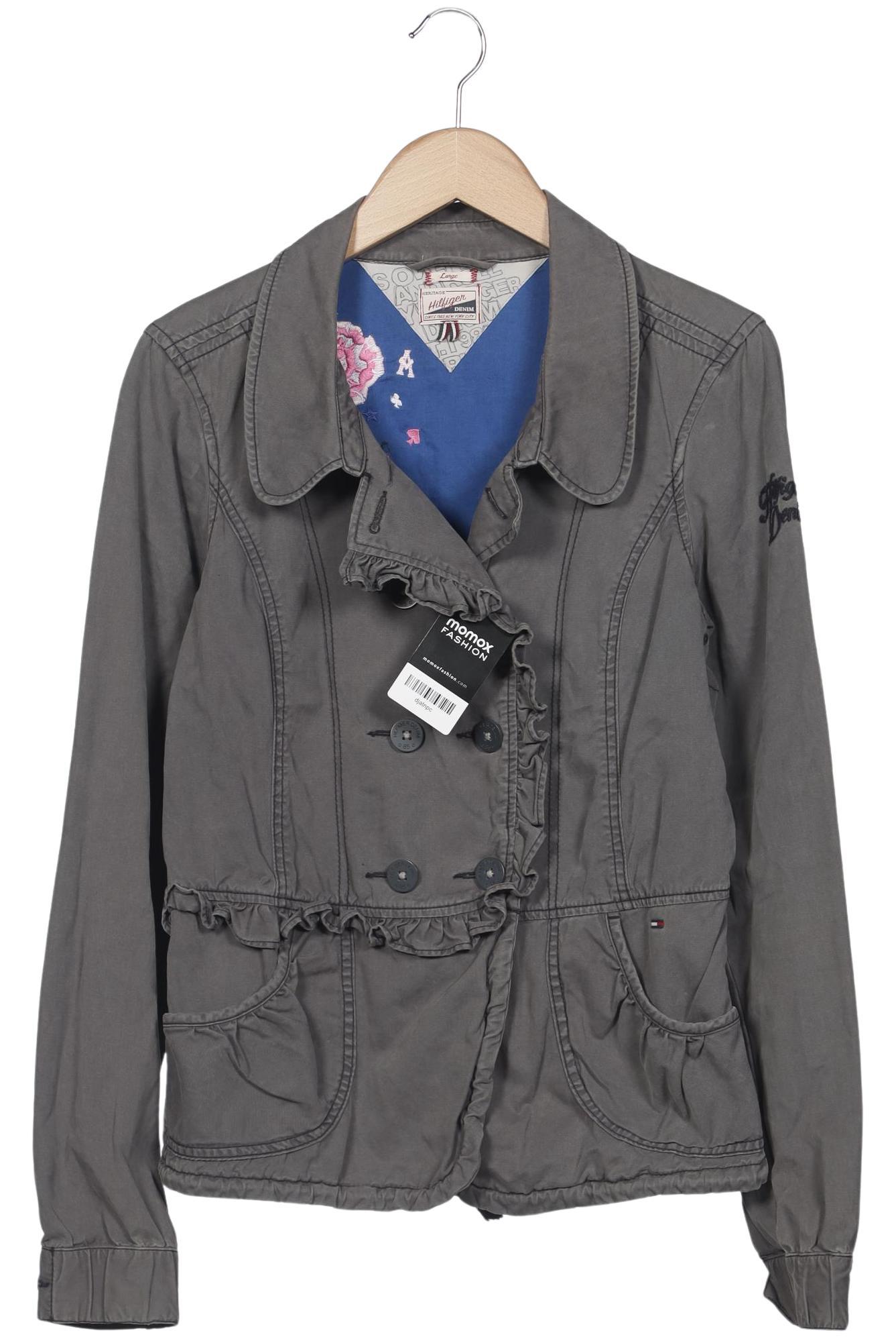 

Hilfiger Denim Damen Jacke, grau, Gr. 42