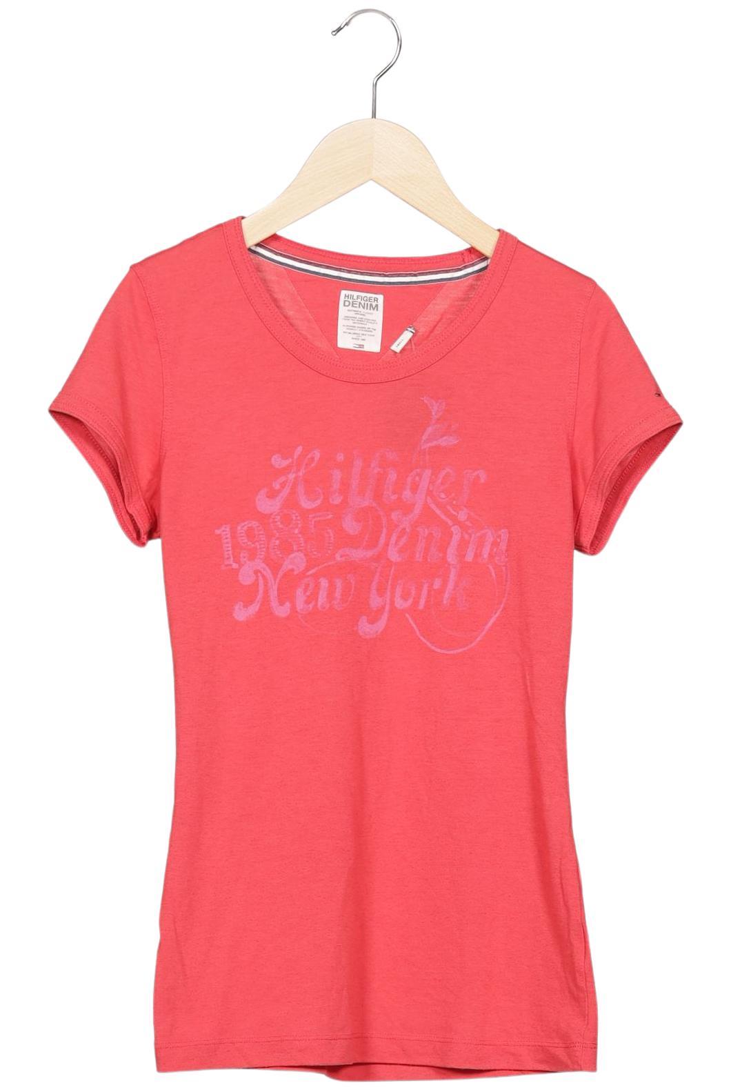 

Hilfiger Denim Damen T-Shirt, rot, Gr. 36