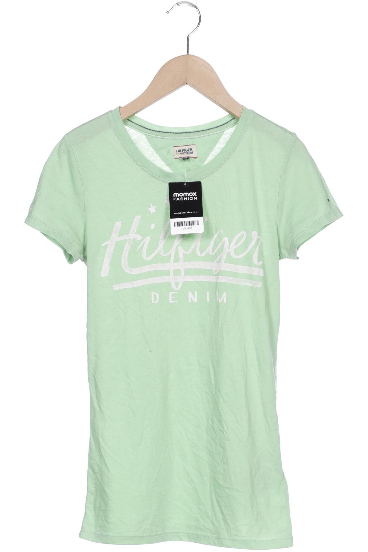 

Hilfiger Denim Damen T-Shirt, hellgrün, Gr. 36