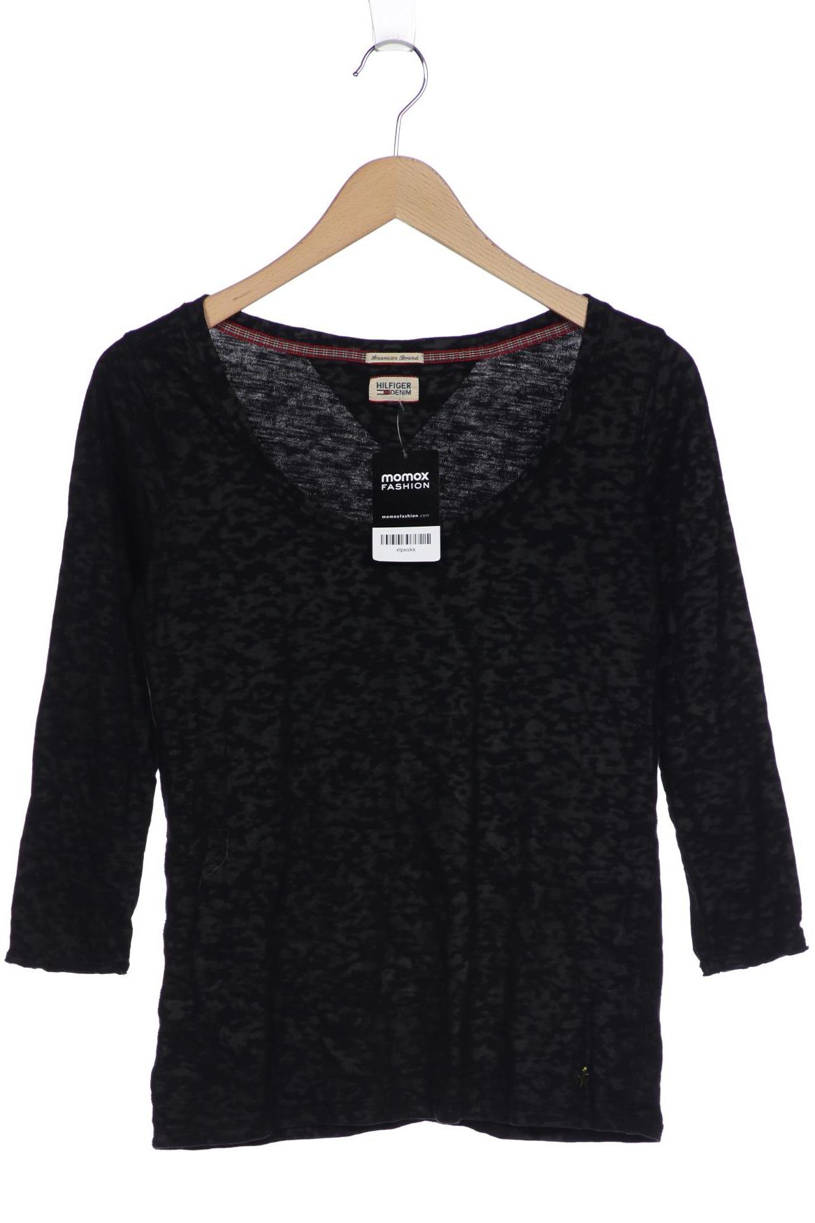 

HILFIGER DENIM Damen Langarmshirt, schwarz