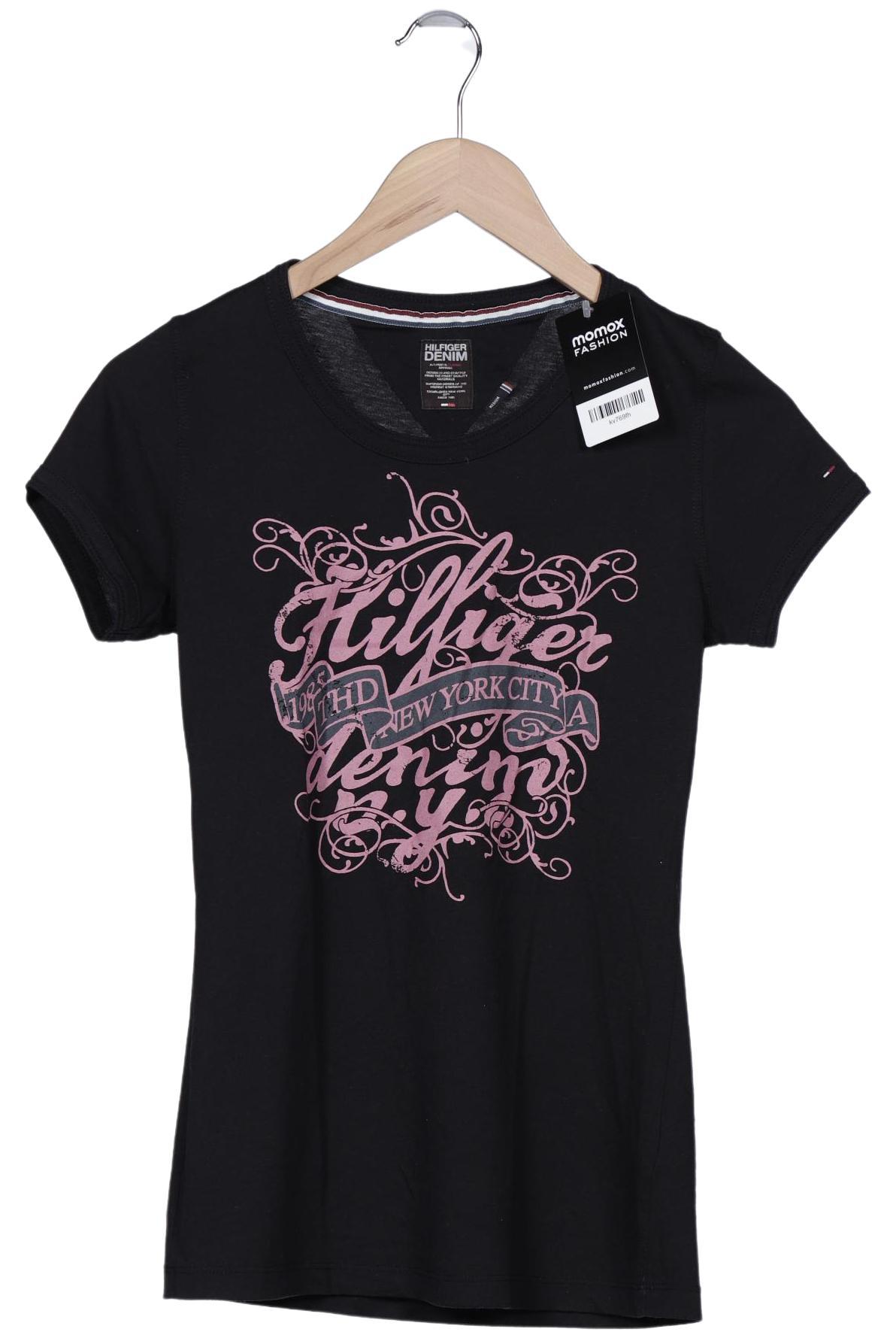 

Hilfiger Denim Damen T-Shirt, schwarz, Gr. 38