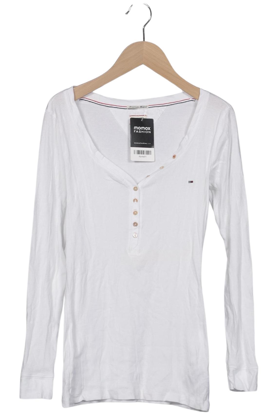 

Hilfiger Denim Damen Langarmshirt, weiß, Gr. 42