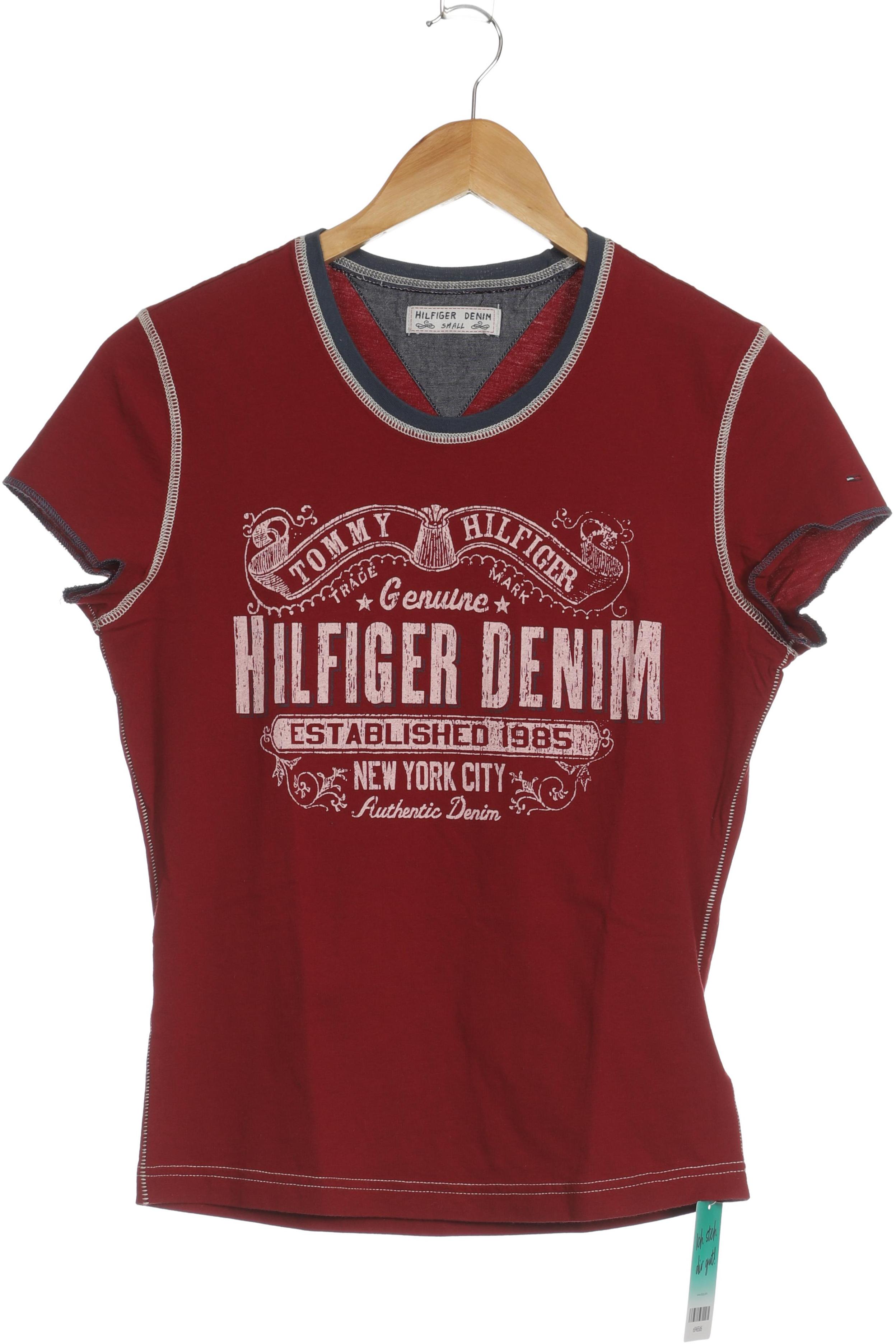 

Hilfiger Denim Damen T-Shirt, rot, Gr. 36