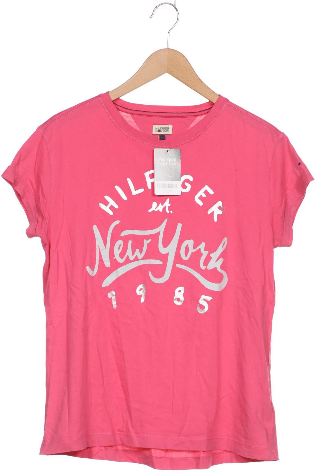 

Hilfiger Denim Damen T-Shirt, pink, Gr. 42