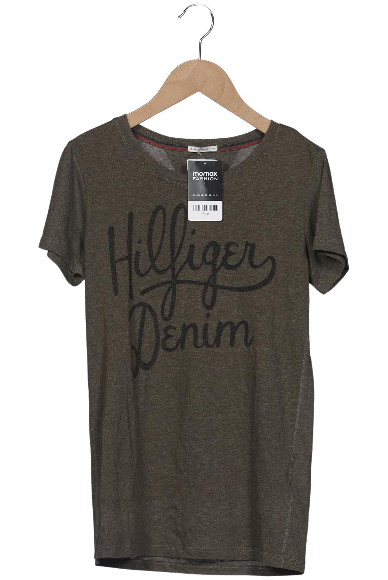 

Hilfiger Denim Damen T-Shirt, grün, Gr. 38
