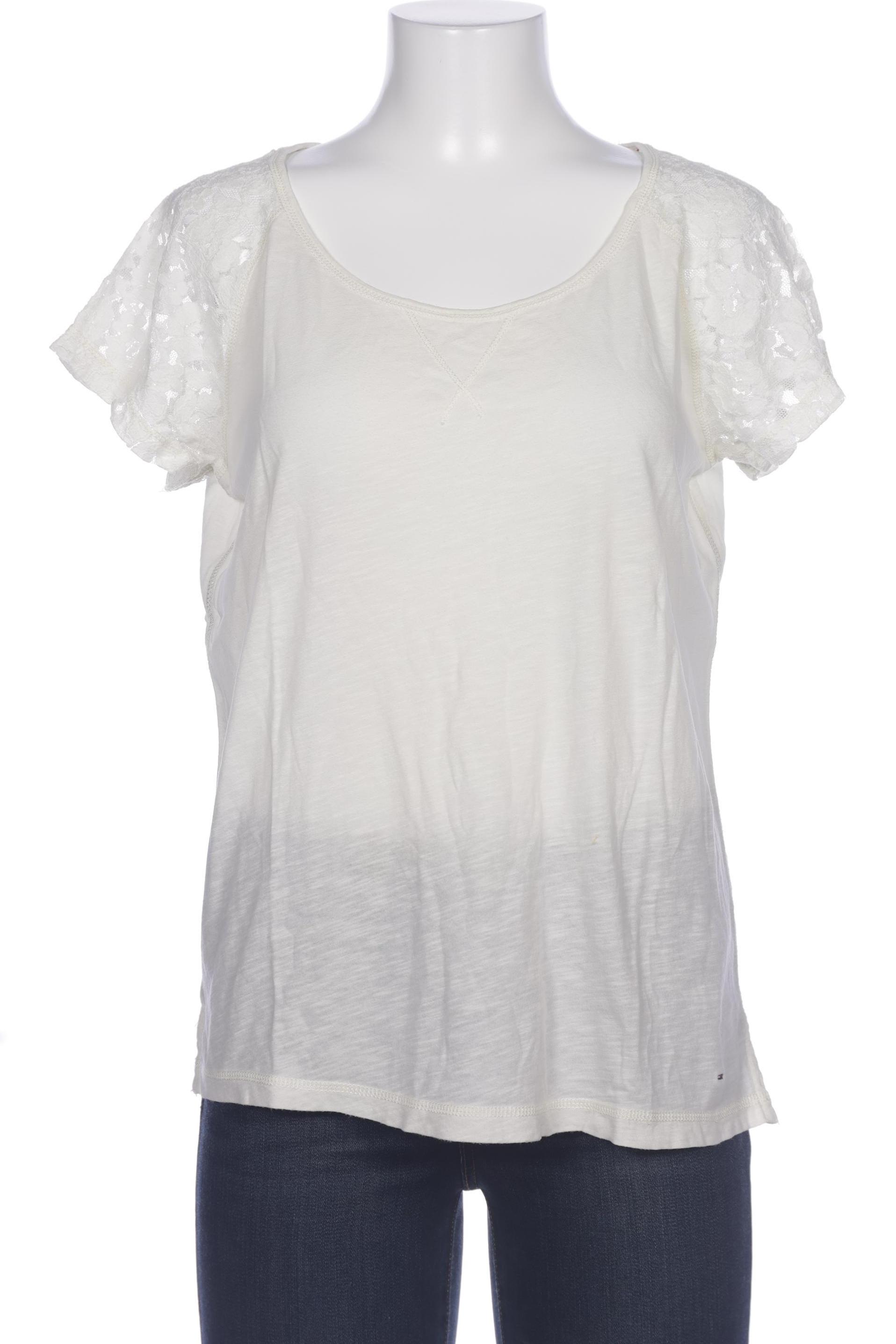

Hilfiger Denim Damen T-Shirt, cremeweiß, Gr. 42