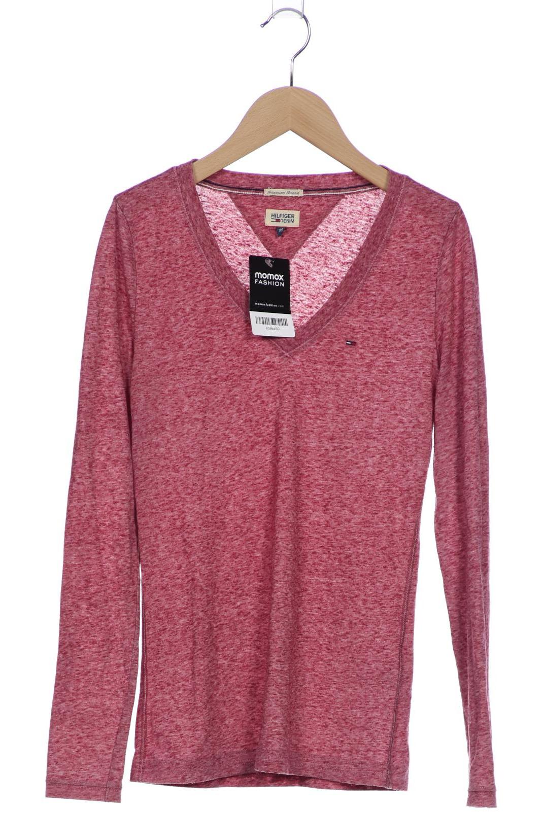 

Hilfiger Denim Damen Langarmshirt, bordeaux, Gr. 34