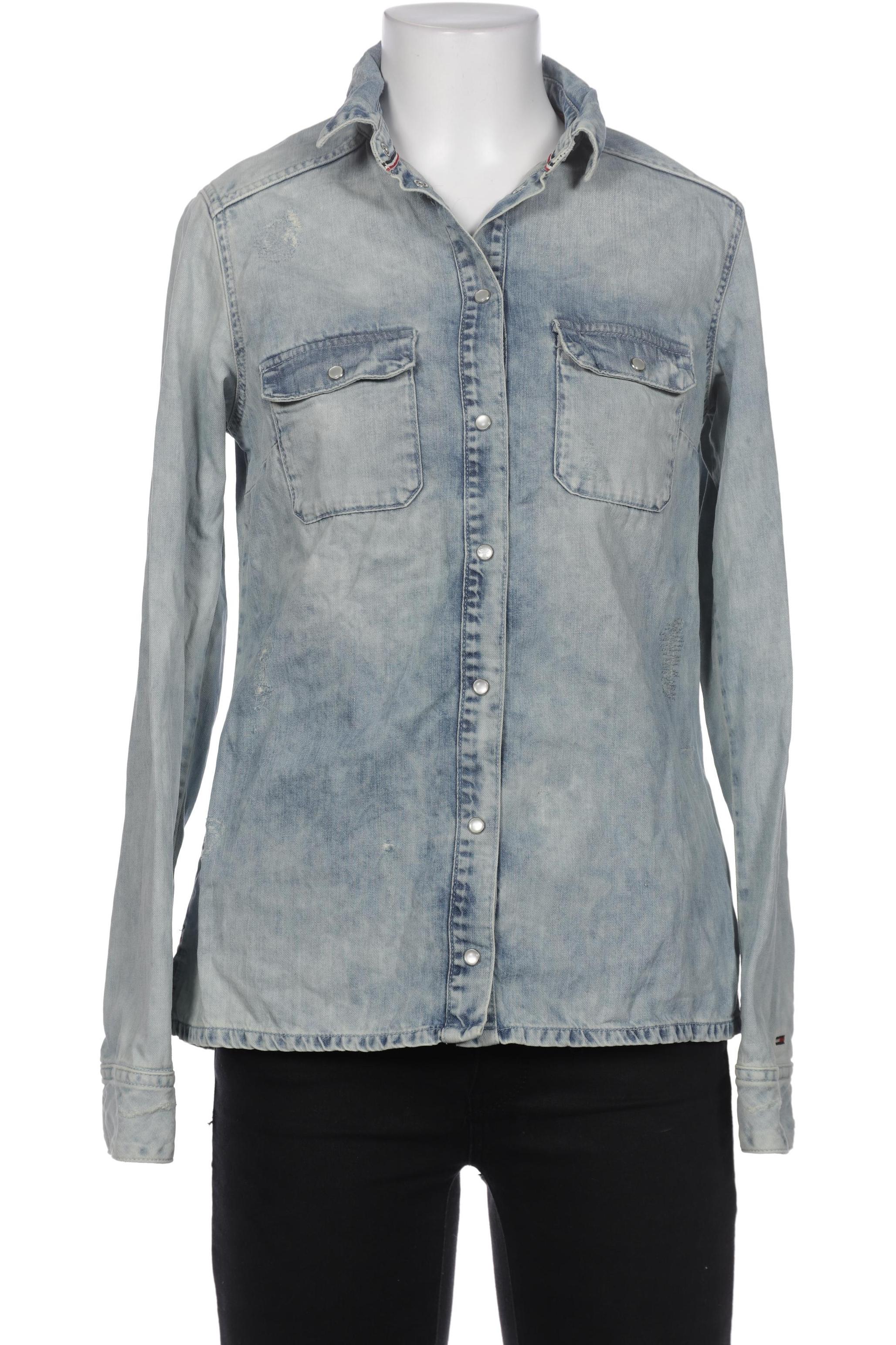 

Hilfiger Denim Damen Bluse, hellblau, Gr. 34