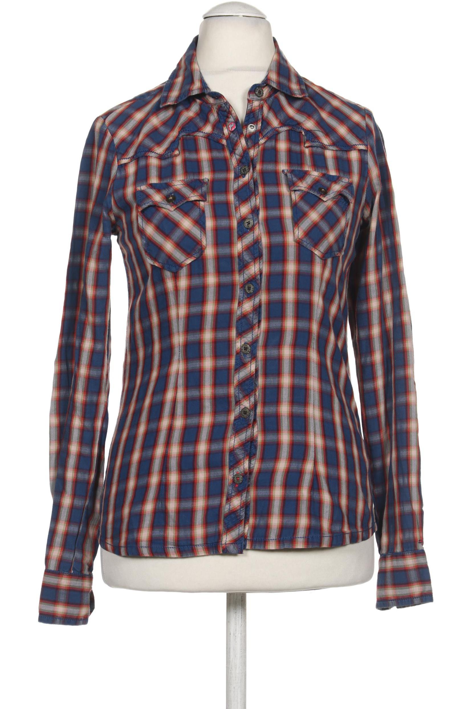 

Hilfiger Denim Damen Bluse, blau, Gr. 36