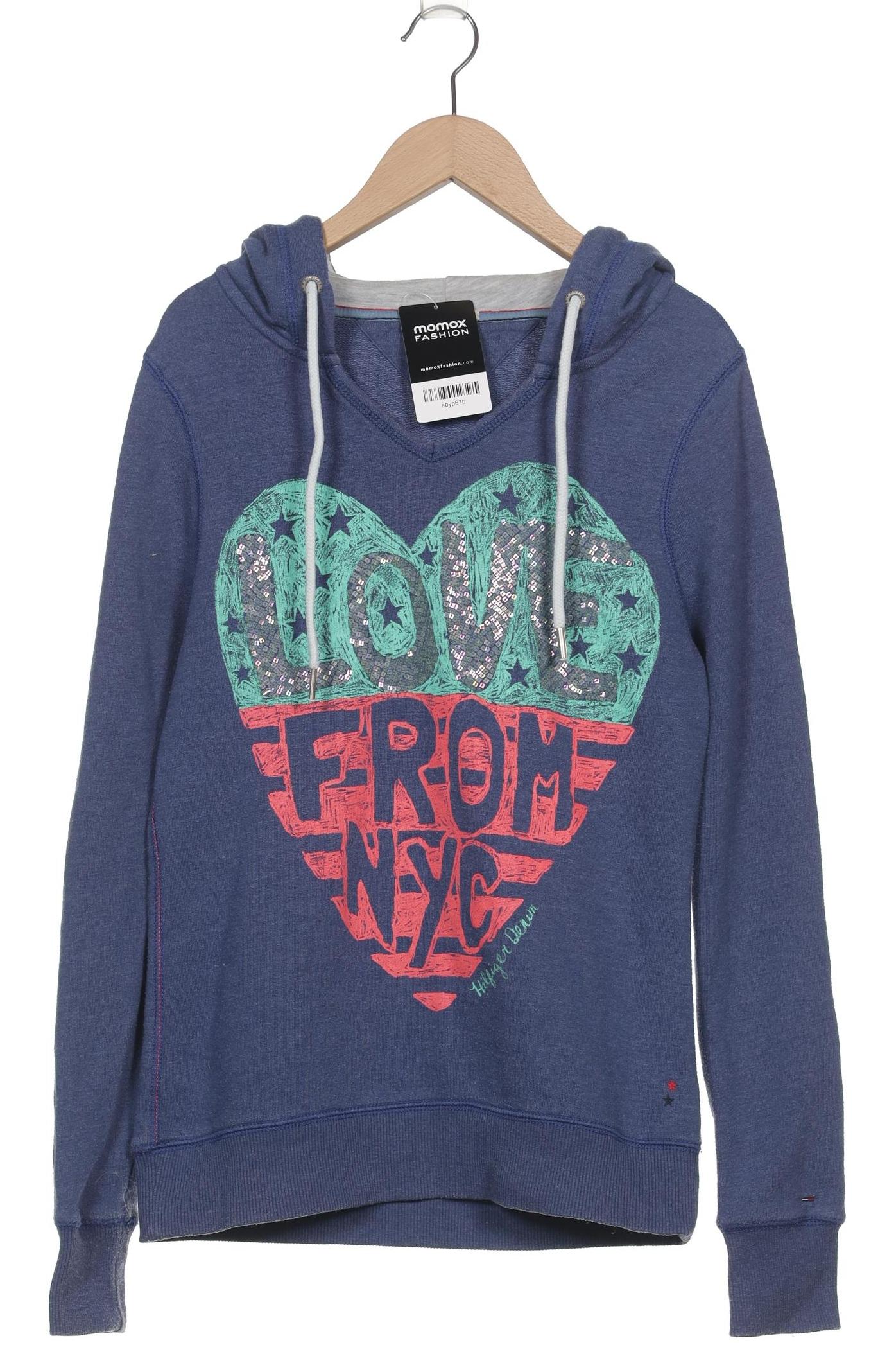 

Hilfiger Denim Damen Kapuzenpullover, blau, Gr. 36