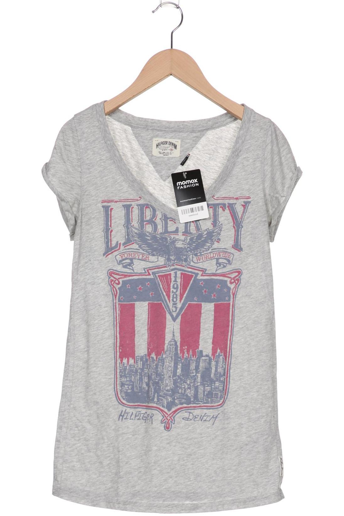

Hilfiger Denim Damen T-Shirt, grau, Gr. 34