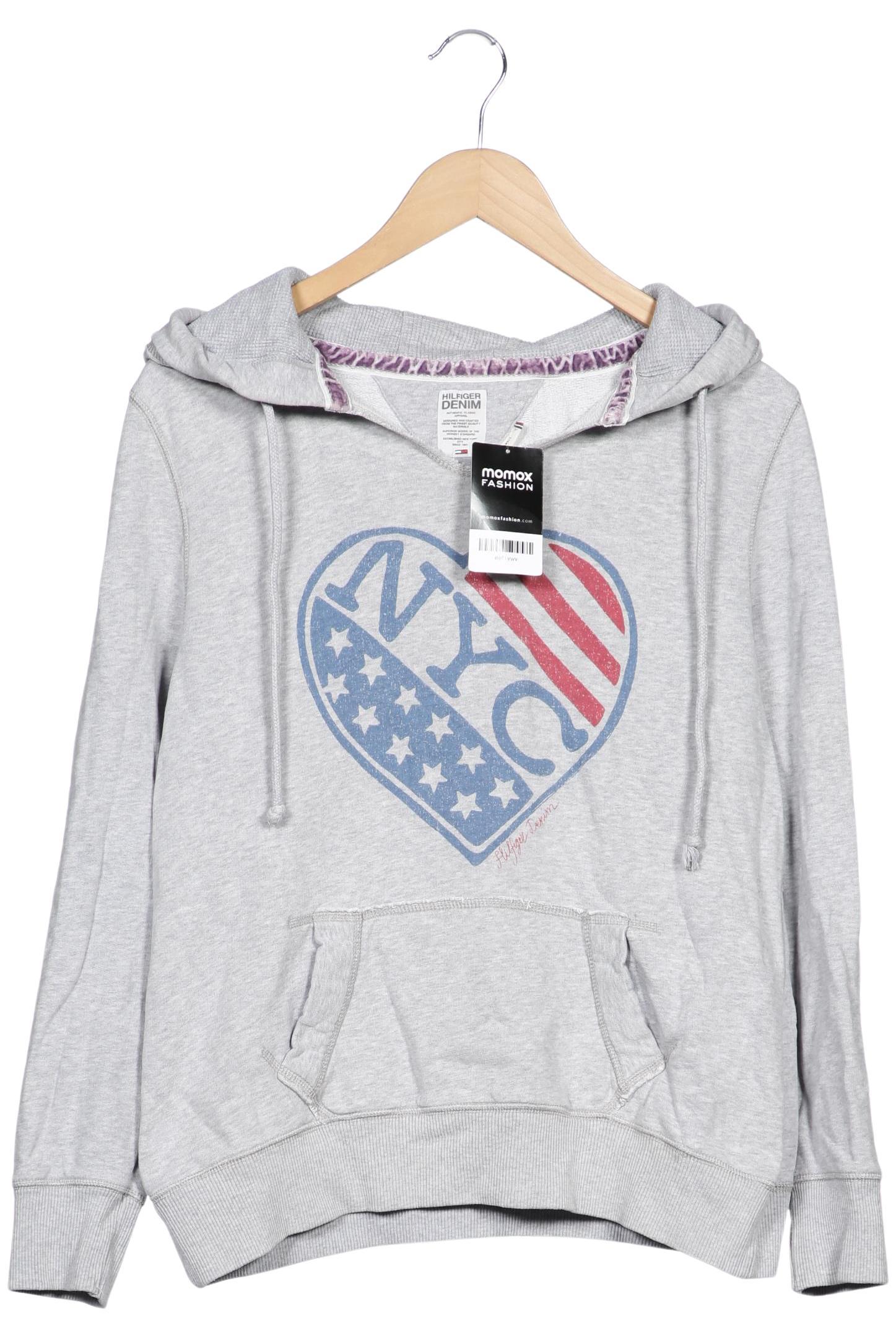 

Hilfiger Denim Damen Kapuzenpullover, grau, Gr. 36