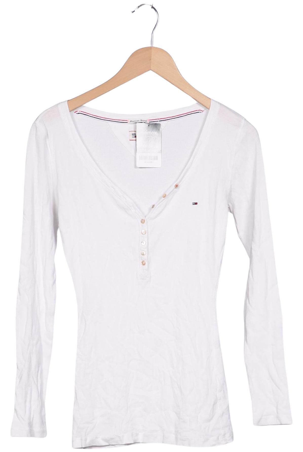 

Hilfiger Denim Damen Langarmshirt, weiß, Gr. 42