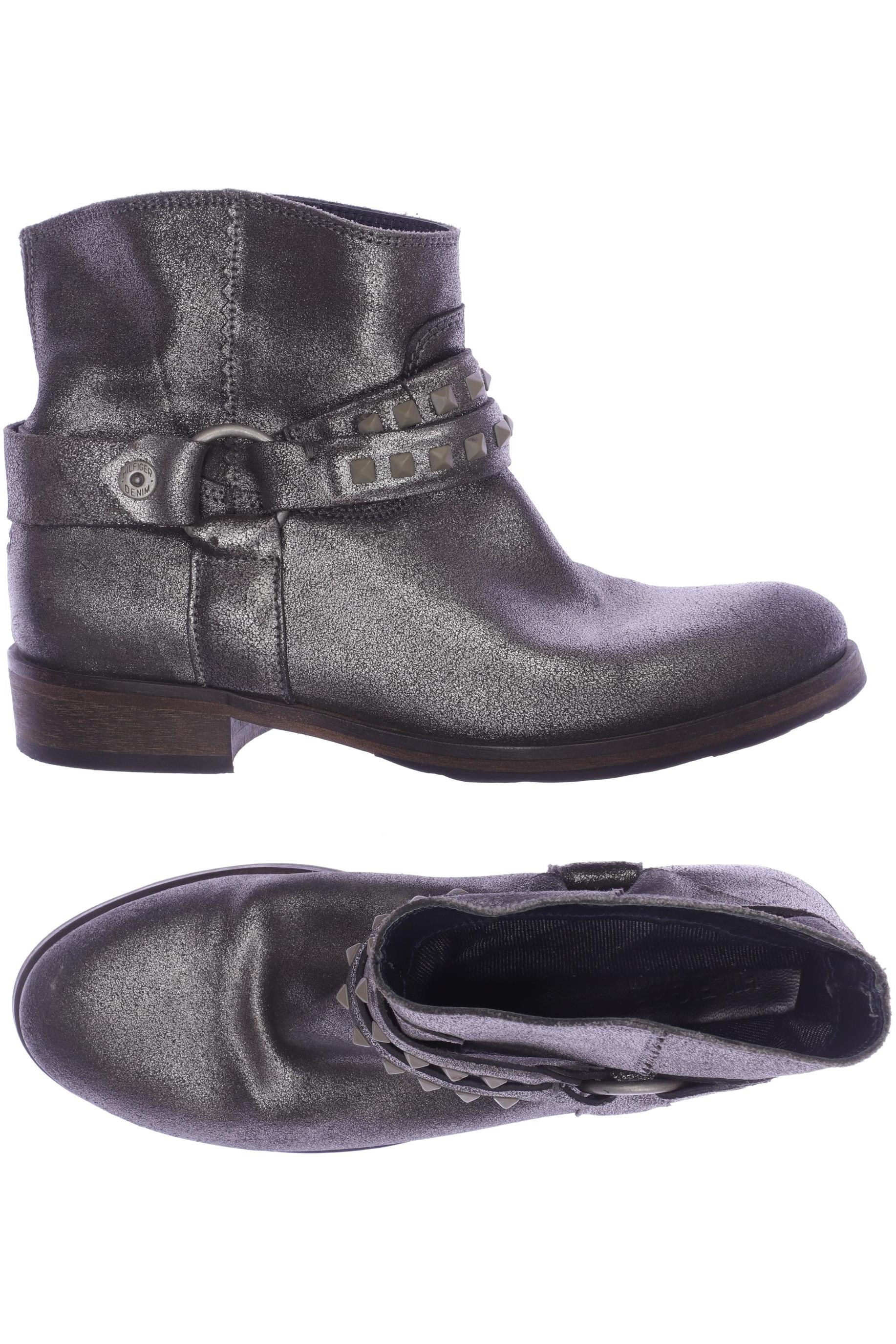 

Hilfiger Denim Damen Stiefelette, grau, Gr. 38
