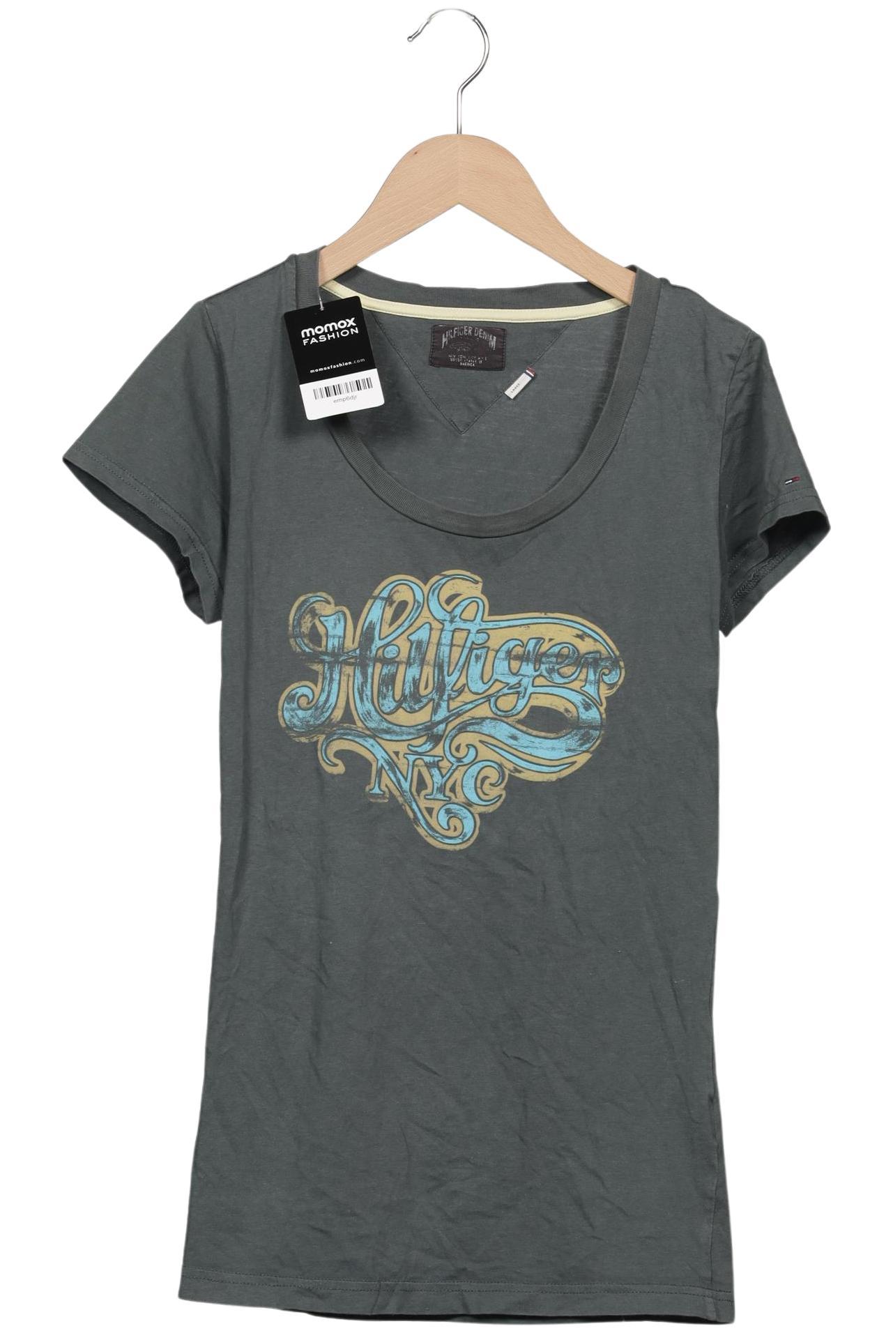 

Hilfiger Denim Damen T-Shirt, grün, Gr. 42