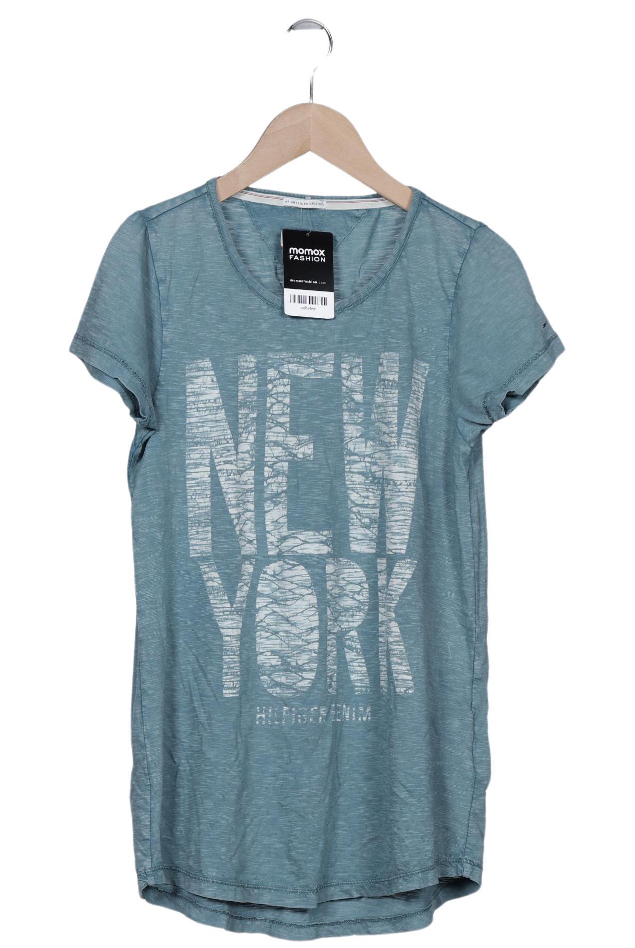 

Hilfiger Denim Damen T-Shirt, türkis, Gr. 38