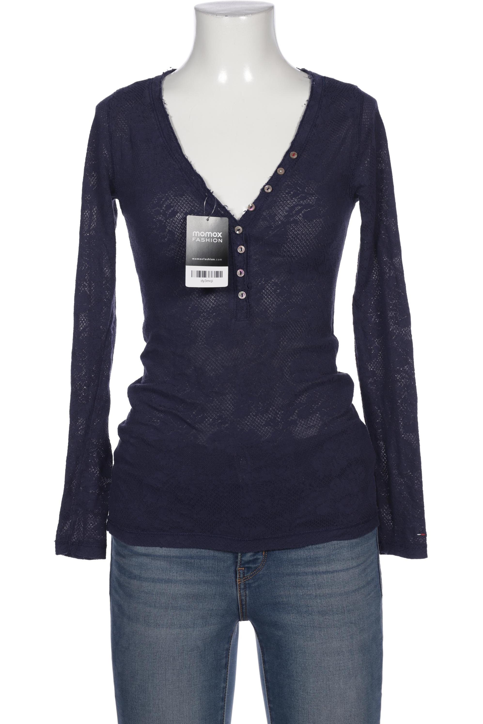 

Hilfiger Denim Damen Langarmshirt, marineblau, Gr. 36