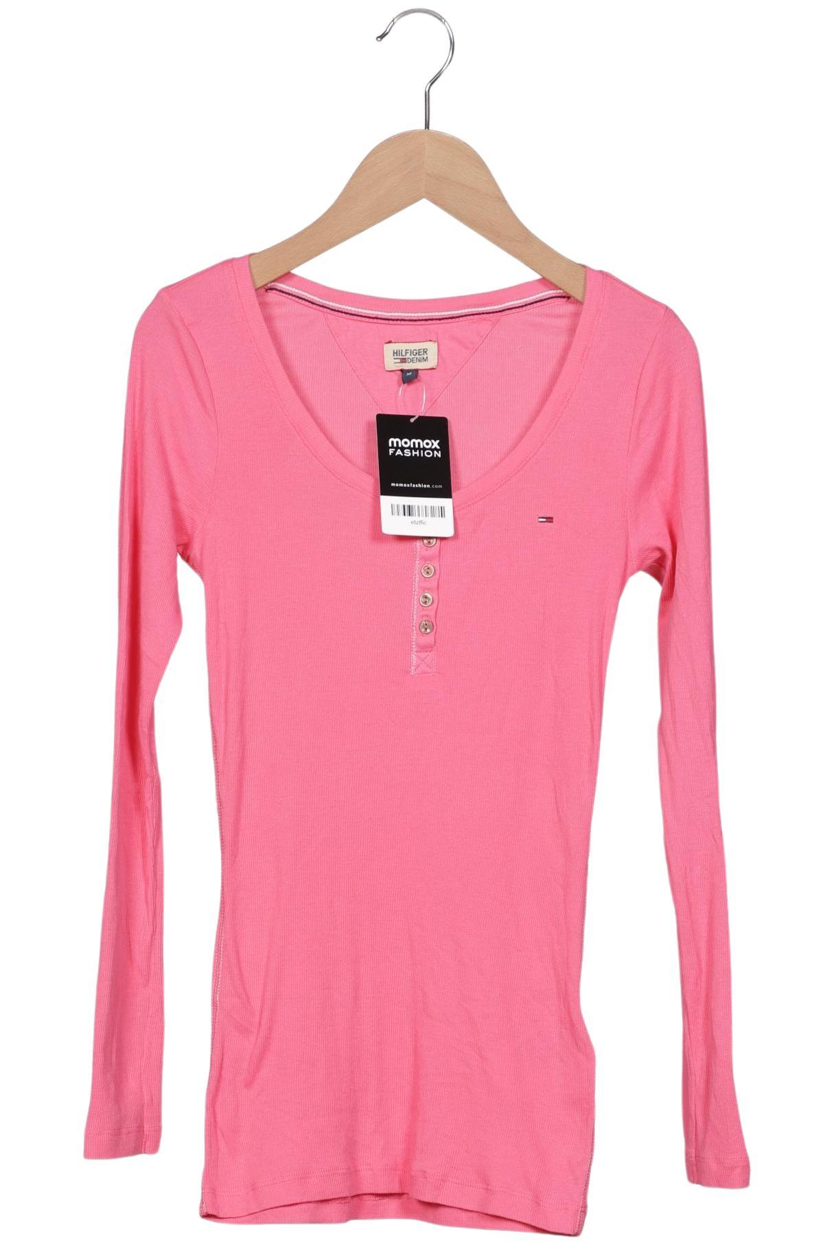 

Hilfiger Denim Damen Langarmshirt, pink, Gr. 38