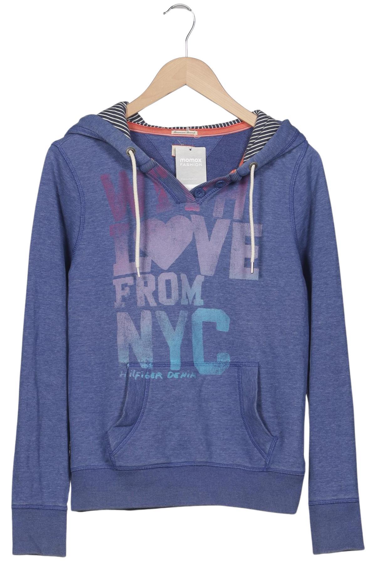 

Hilfiger Denim Damen Kapuzenpullover, blau, Gr. 38