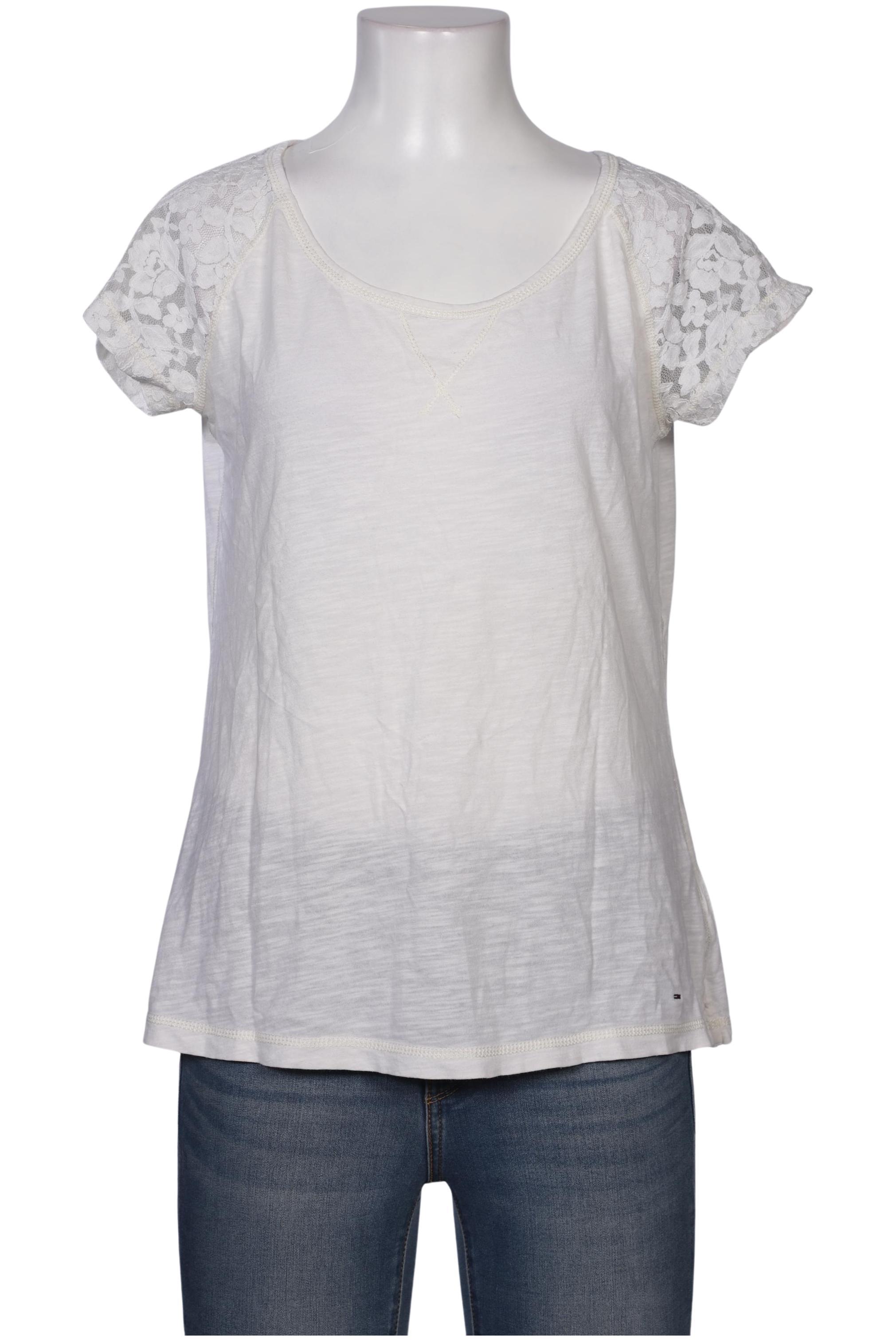 

Hilfiger Denim Damen T-Shirt, cremeweiß, Gr. 38