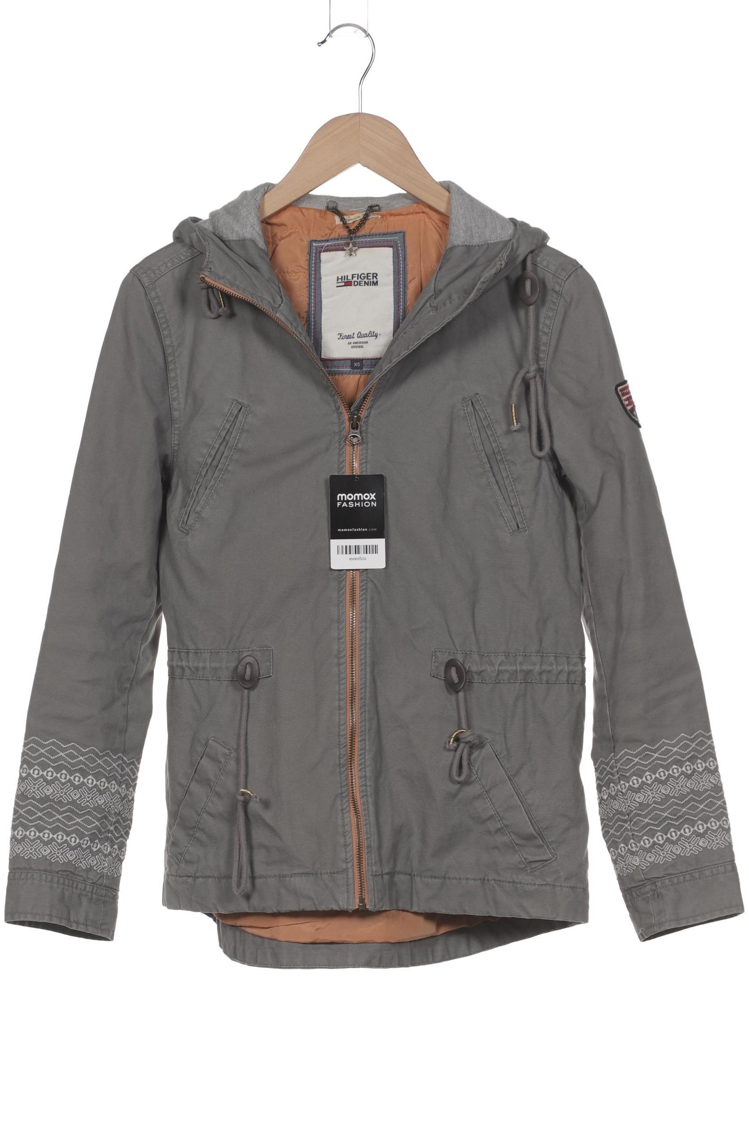 

Hilfiger Denim Damen Jacke, grau, Gr. 34