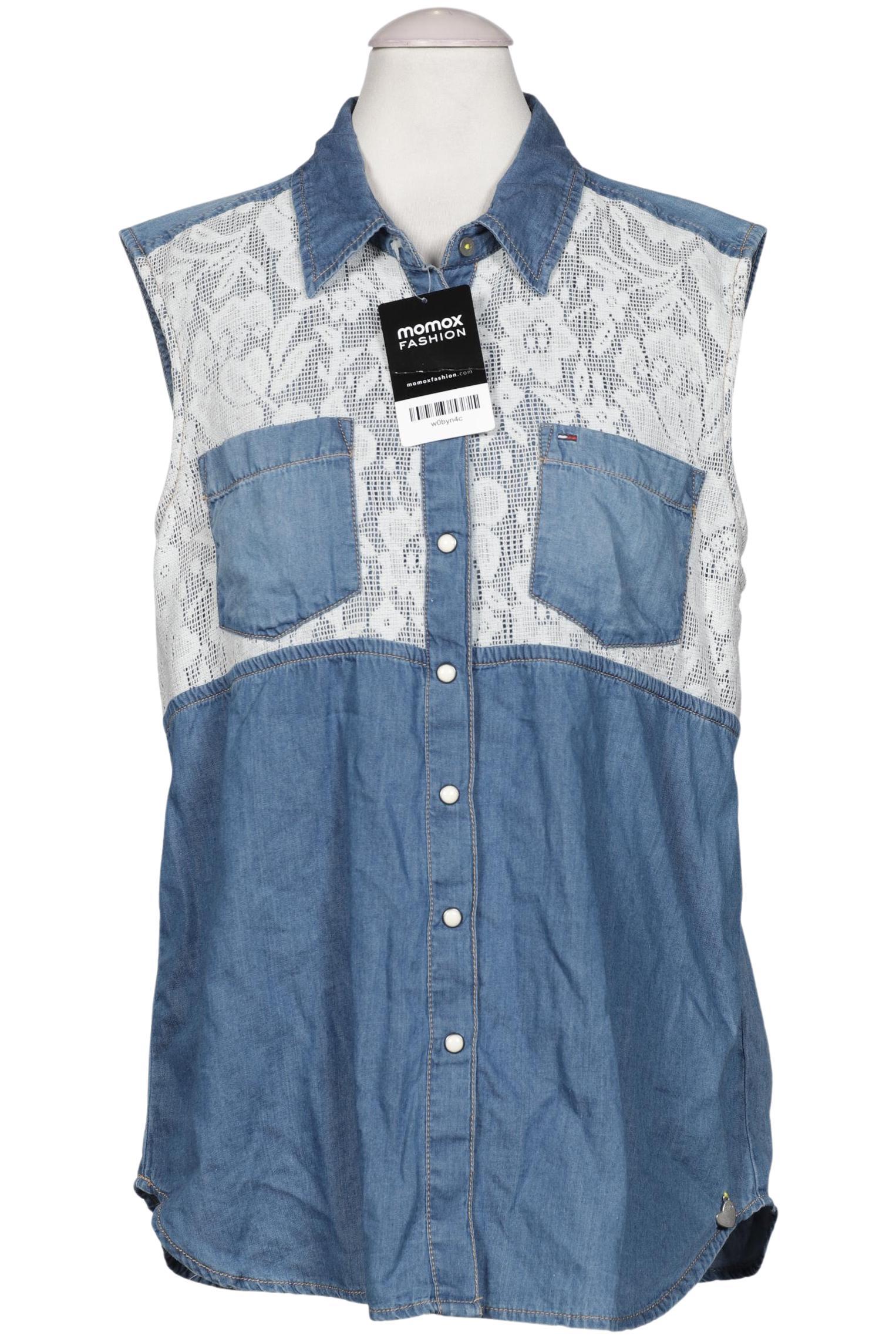 

Hilfiger Denim Damen Bluse, blau, Gr. 38