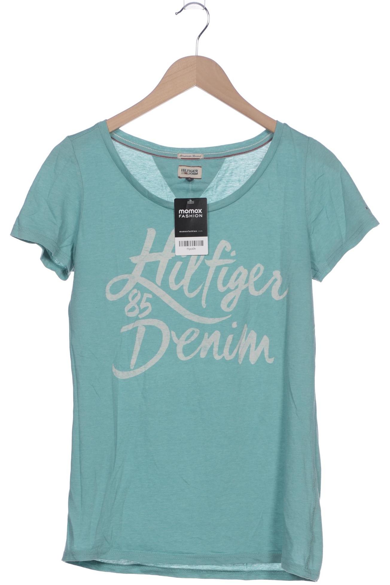 

Hilfiger Denim Damen T-Shirt, türkis, Gr. 44