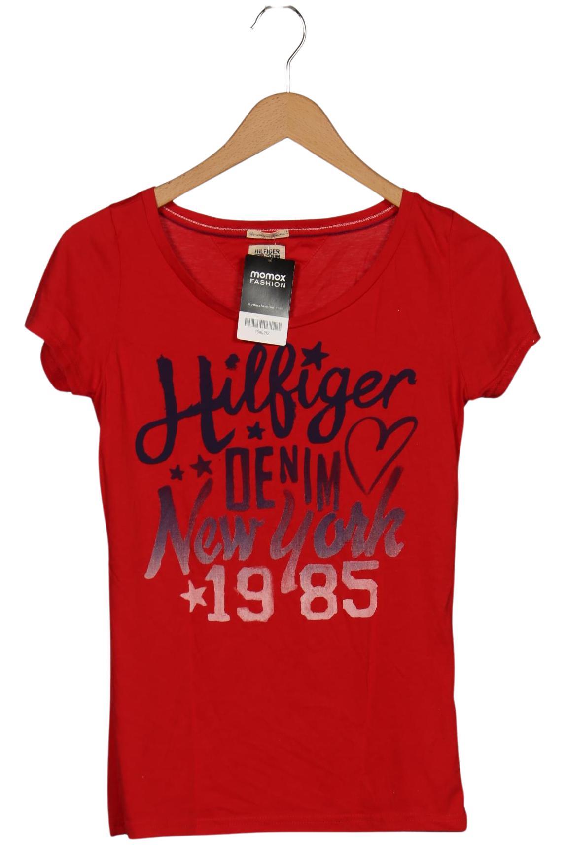 

Hilfiger Denim Damen T-Shirt, rot, Gr. 36